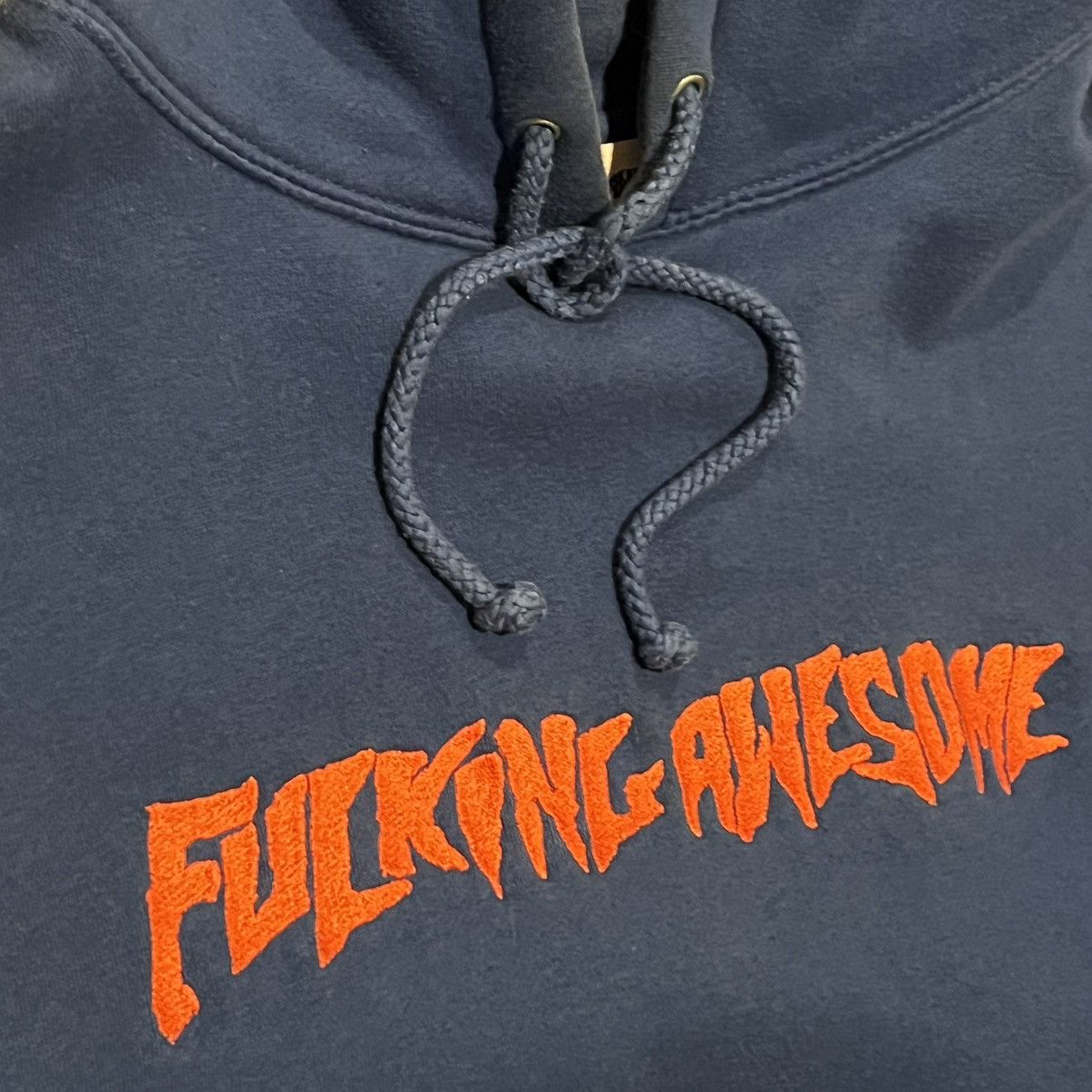Fucking Awesome Fucking Awesome Og Logo hoodie Orange on blue Size US L / EU 52-54 / 3 - 24 Thumbnail