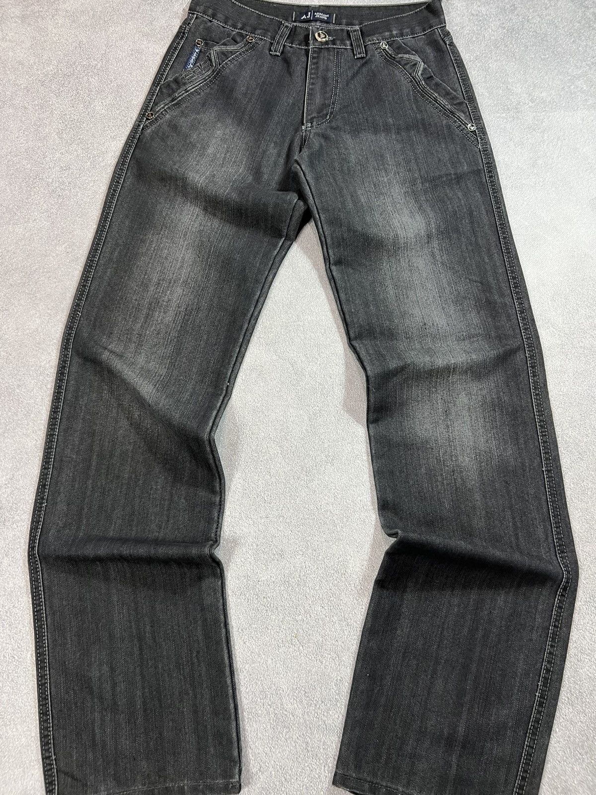 Hysteric Glamour 🖤VTG RICK OWENS HYSTERIC GLAMOUR STYLE DISTRESSED Y2K JEANS Size US 30 / EU 46 - 9 Thumbnail
