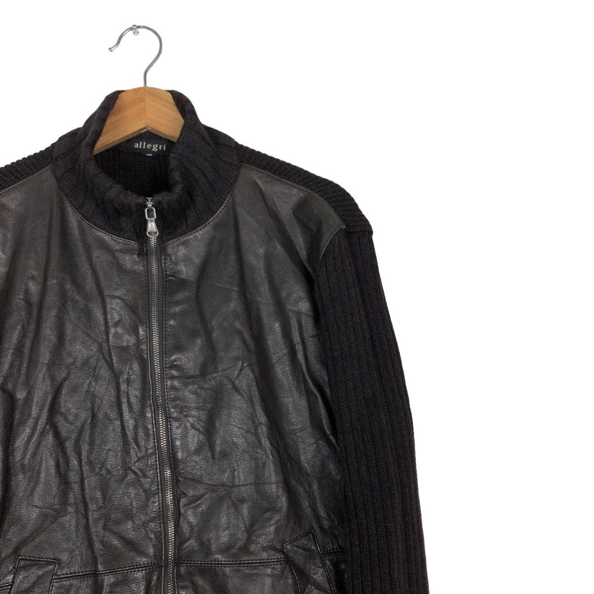 Japanese Brand Parachute Bondage Biker Jacket Allegri Issey Miyake Leather Size US M / EU 48-50 / 2 - 6 Thumbnail