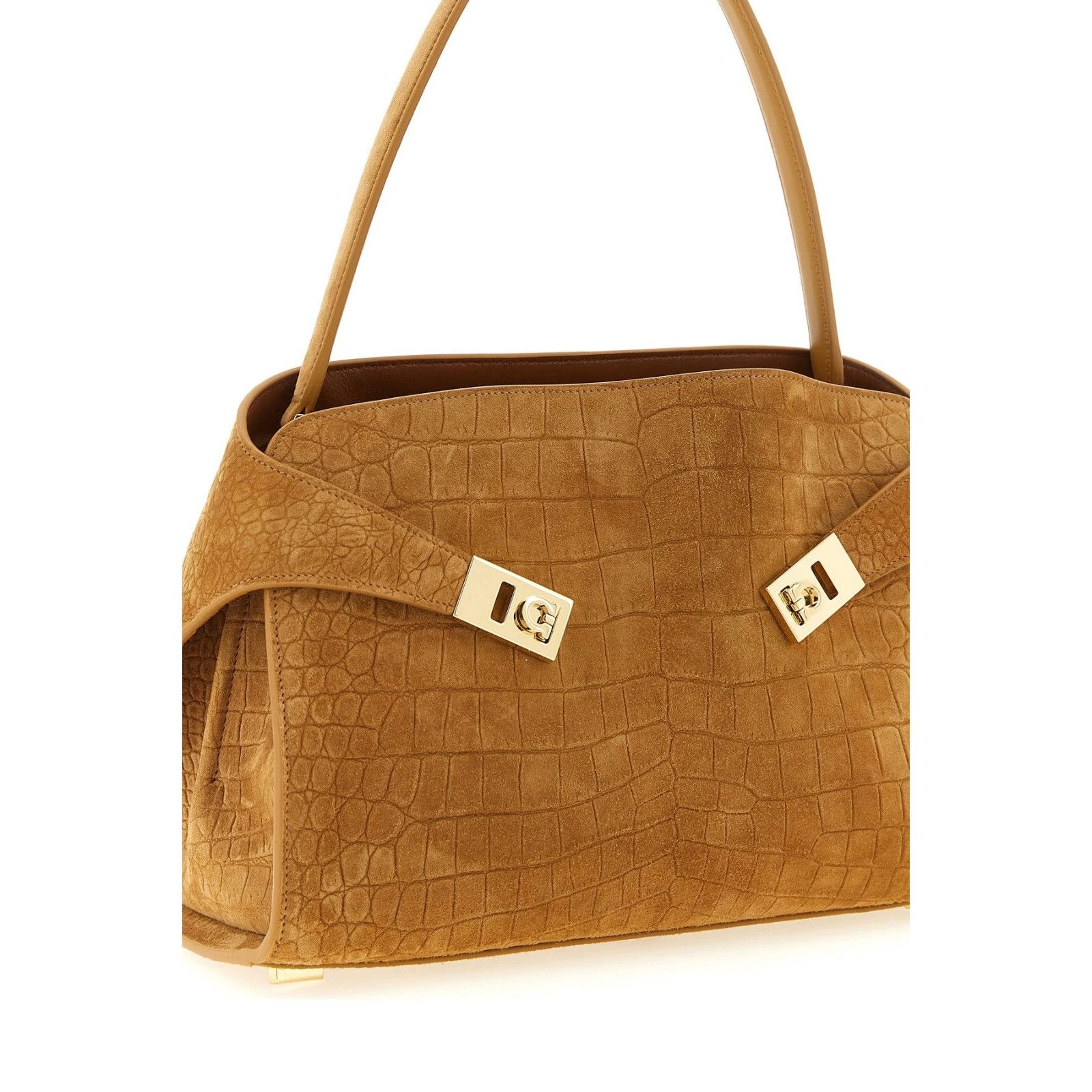 Salvatore Ferragamo FERRAGAMO Hug Medium Naturale Shoulder Bag New & Authentic Size ONE SIZE - 3 Thumbnail