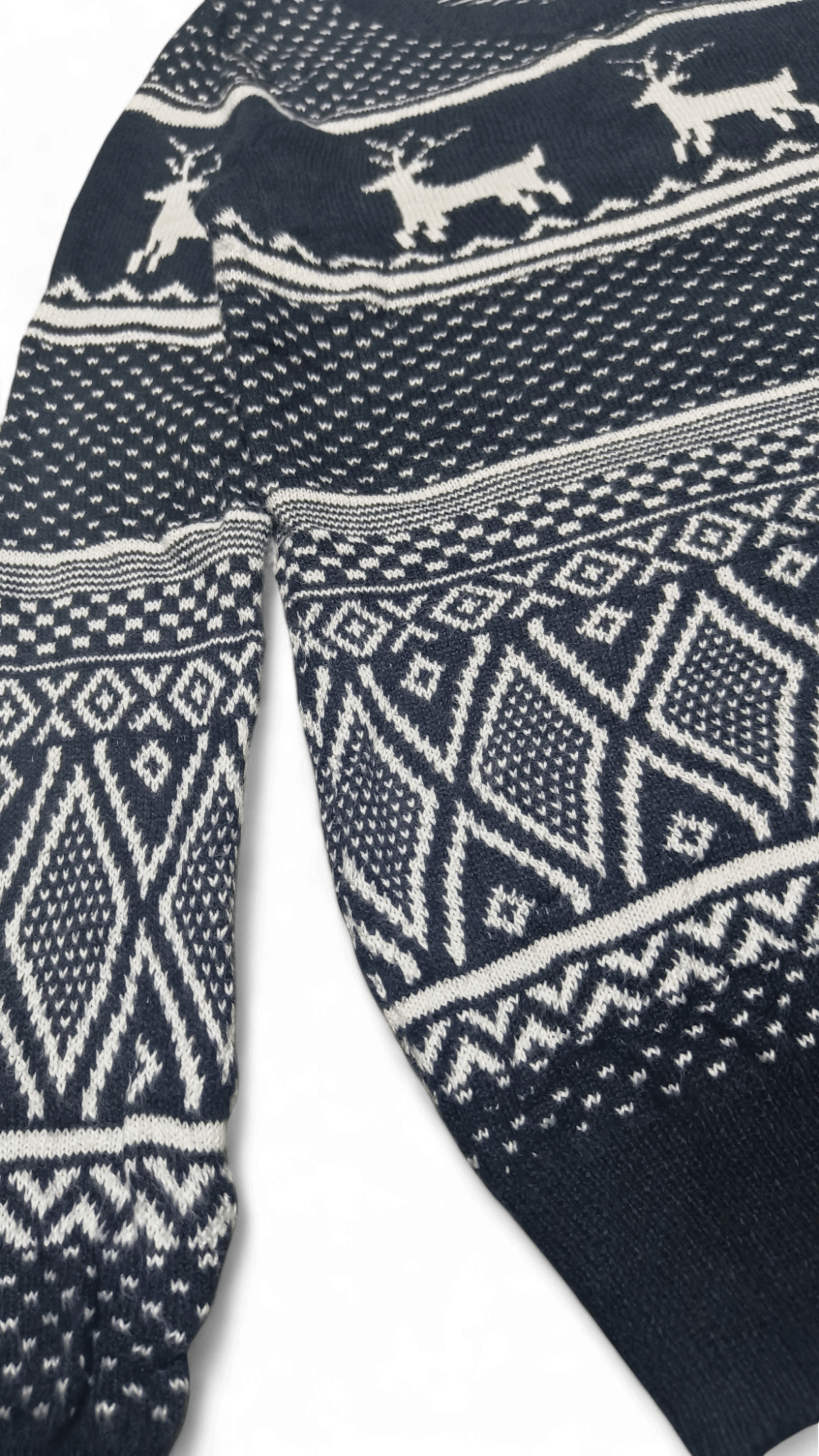 Old Navy OLD NAVY Ethnic Striped Motifs Knit Cotton Crewneck Sweater Size US S / EU 44-46 / 1 - 5 Thumbnail