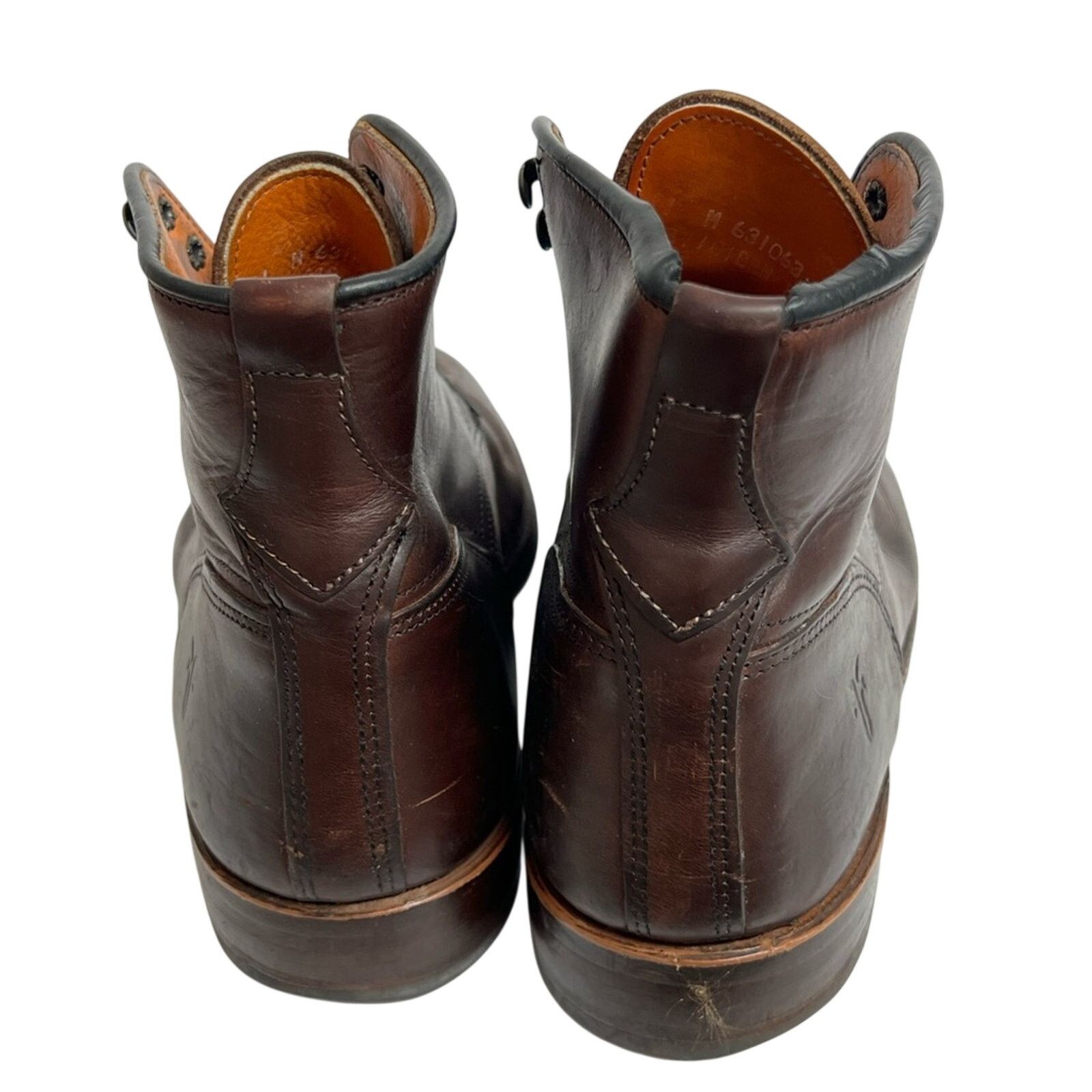 Frye FRYE Walter Made In USA Lace Up Brown All Leather Boots Men Size US 11 / EU 44 - 6 Thumbnail