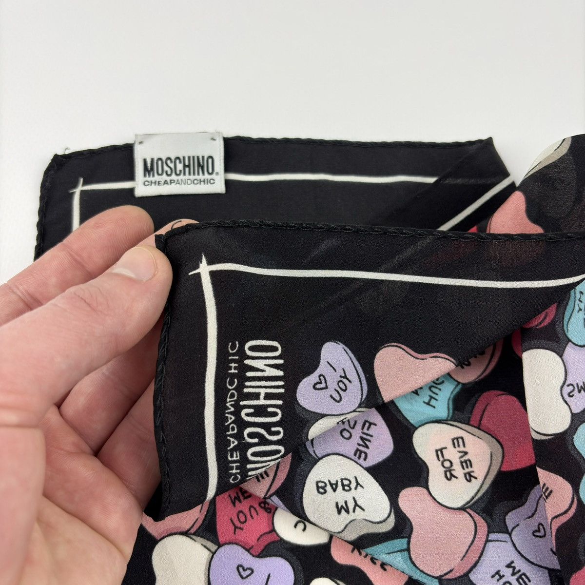 Moschino MOSCHINO Cheap And Chic Silk Scarf Size ONE SIZE - 8 Thumbnail