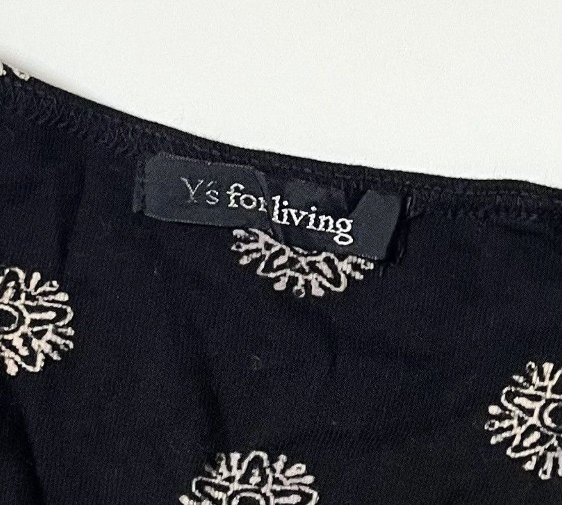 Yohji Yamamoto TAX FREE 🇺🇸 yohji yamamoto y’s for living printed 3/4 sleeve Size US S / EU 44-46 / 1 - 2 Thumbnail