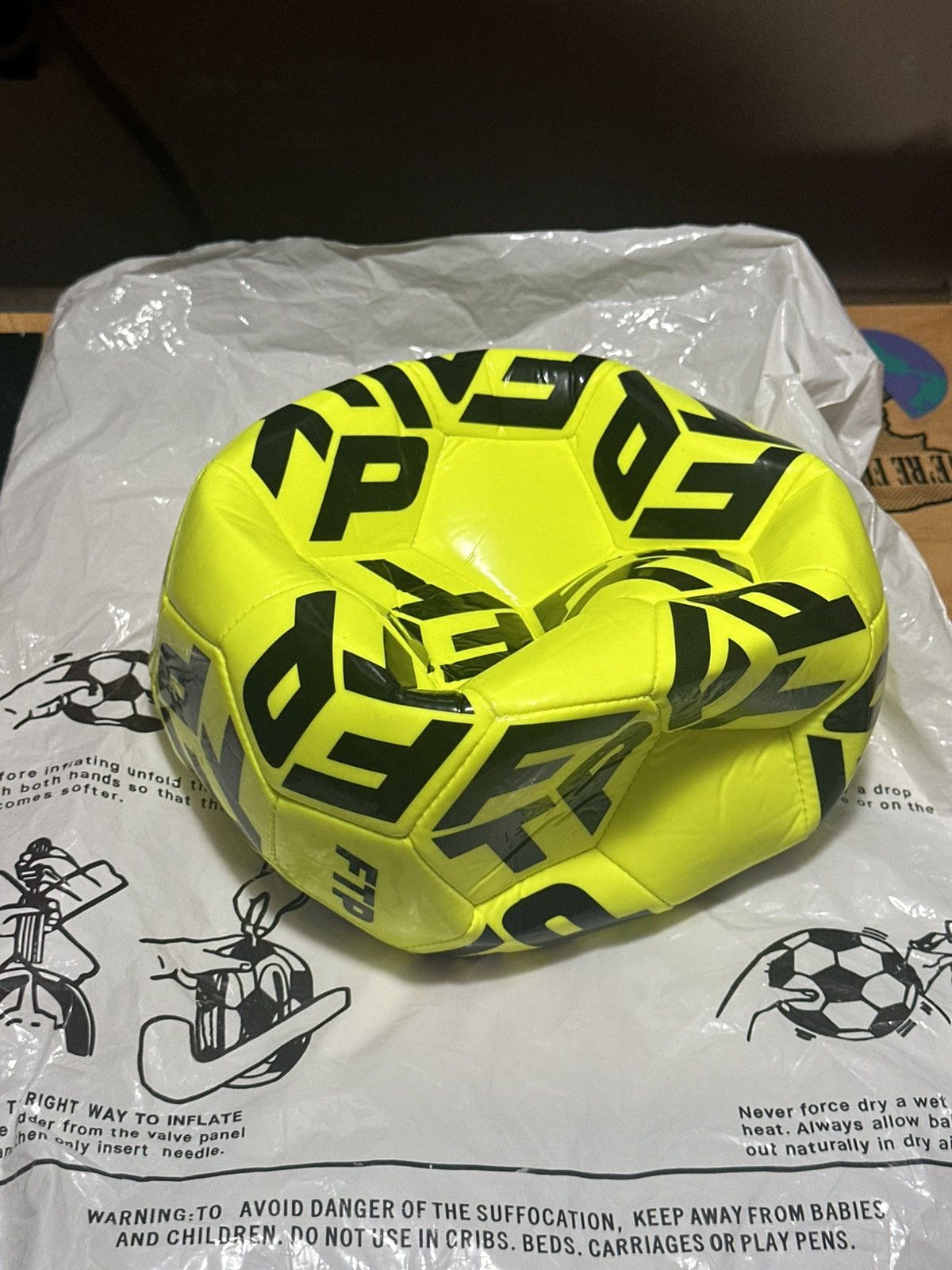 Fuck The Population FTP Soccer ball Size ONE SIZE - 1 Thumbnail