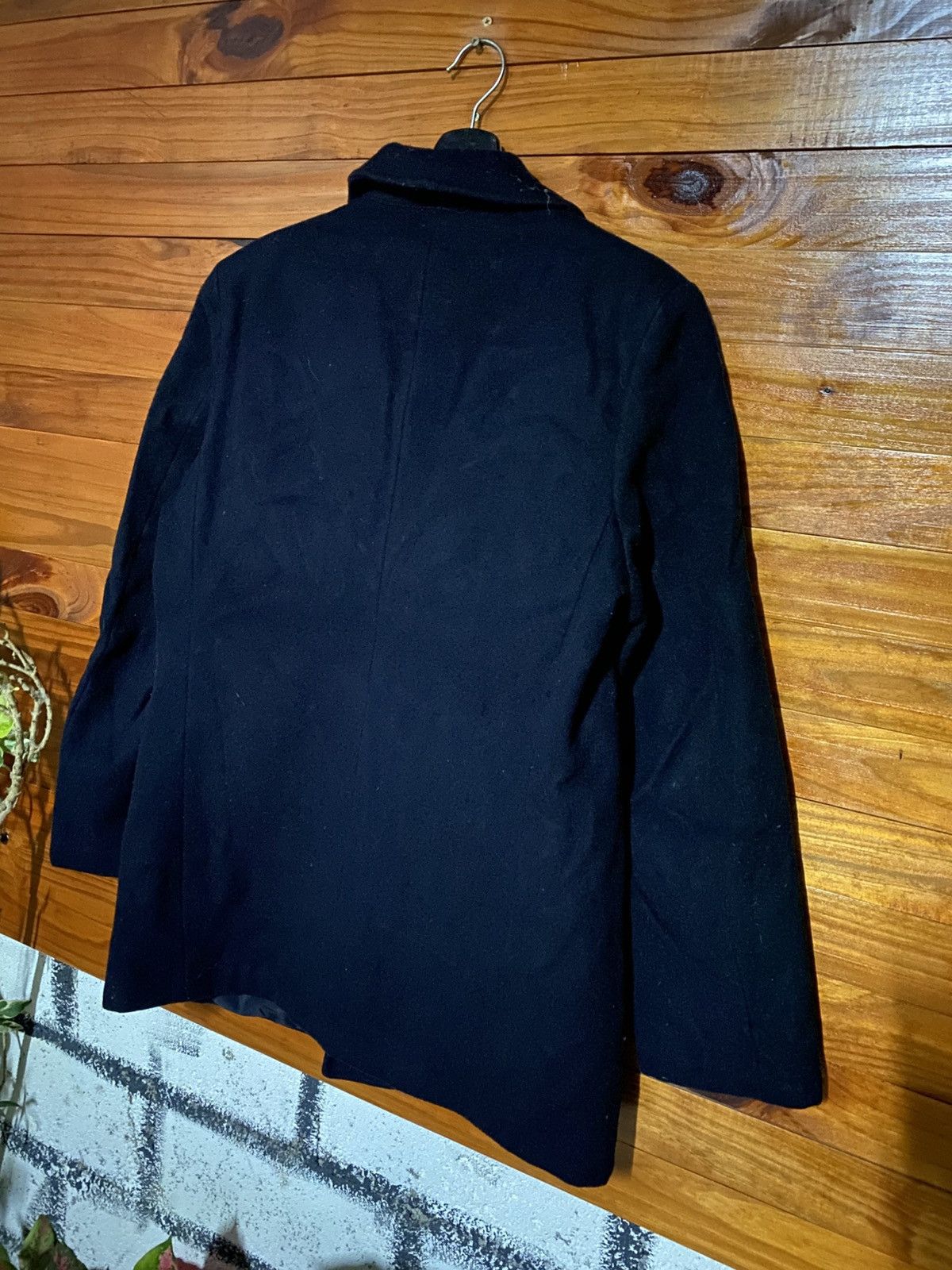 Vintage Vintage French Navy Pea Coat – Authentic Marine Wool Jacket Size US M / EU 48-50 / 2 - 14 Thumbnail