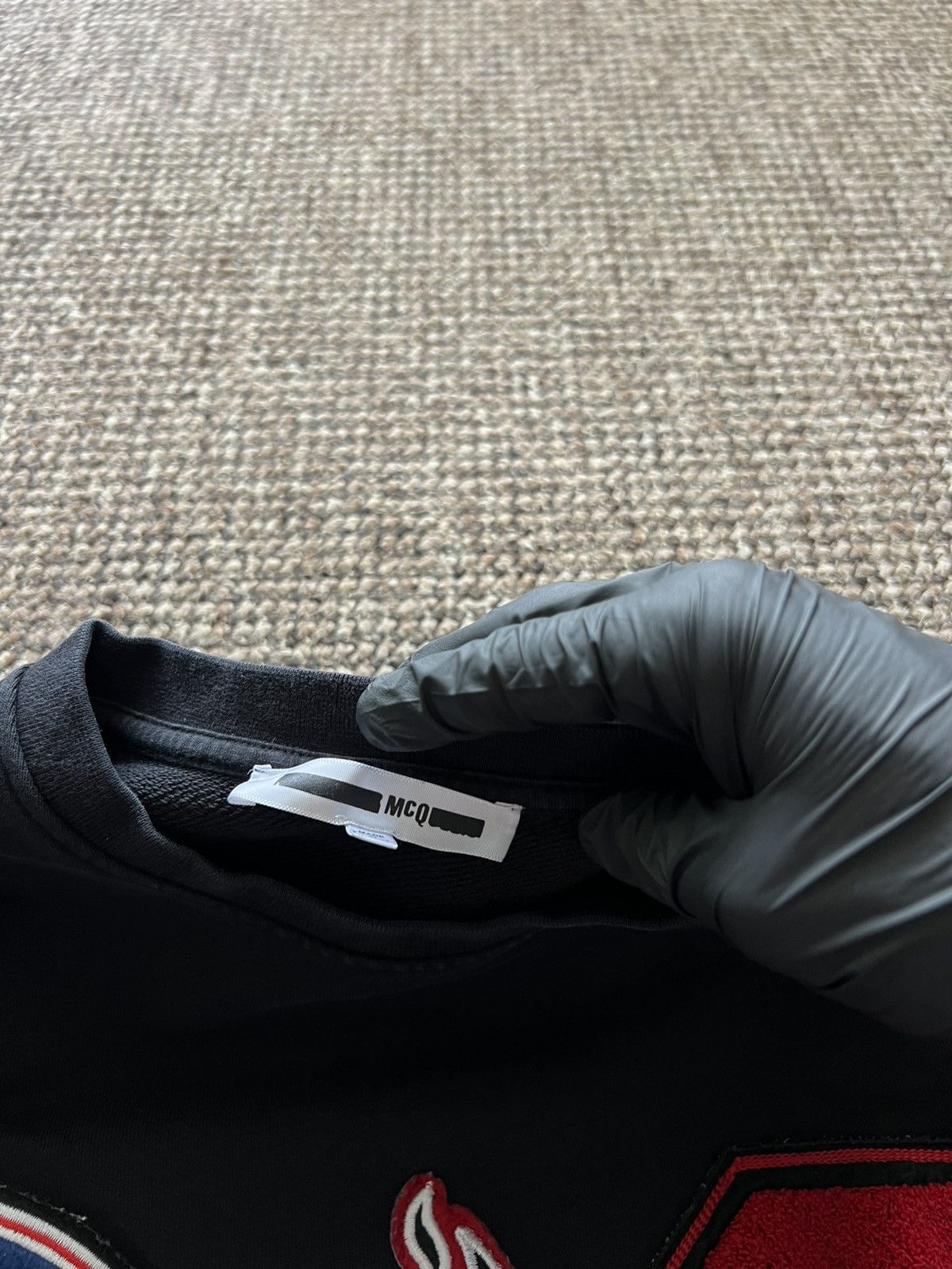 Alexander McQueen McQ Alexander McQueen Black Sweatshirt Type Logo Size US S / EU 44-46 / 1 - 8 Thumbnail