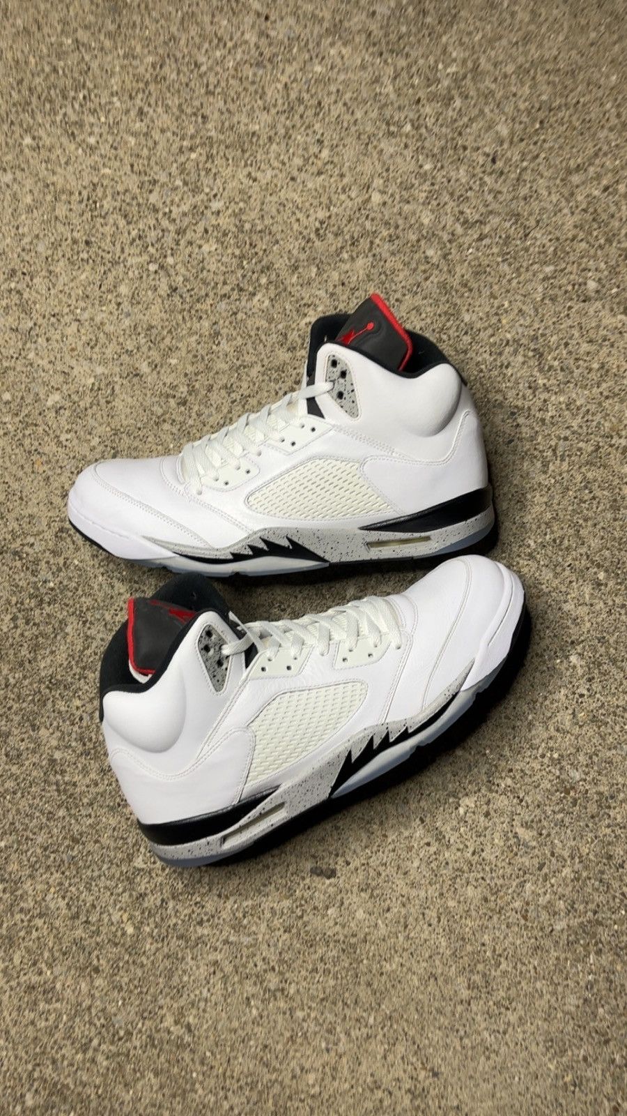 Jordan Brand Size 17-Jordan 5 White Cement 2017 Lightly Worn No Box not15 Size US 15 / EU 48 - 14 Thumbnail