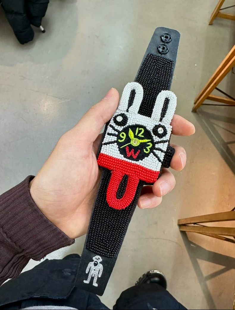 Walter Van Beirendonck Walter Van Beirendonck Rabbit Beaded Watch - dmc Size ONE SIZE - 1 Thumbnail
