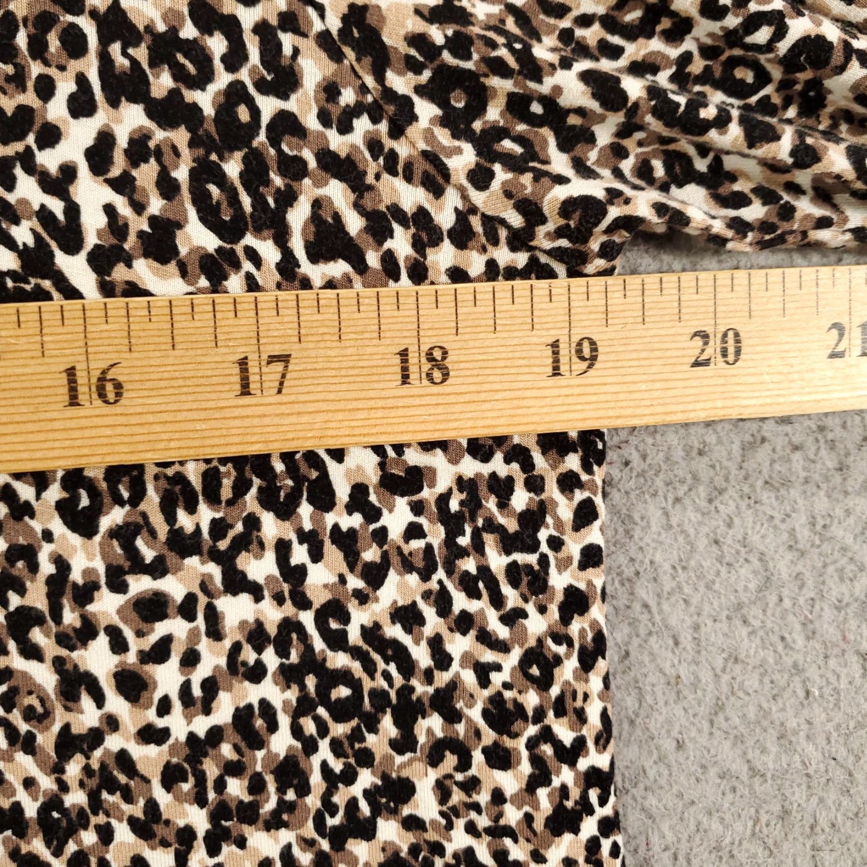 Old Navy Womens Animal Print Swing Dress Size Large Jaguar Leopard Knit Comfort Stretch Dress Multicolor Knee Length Old Navy Casual Size L / US 10 / IT 46 - 2 Thumbnail
