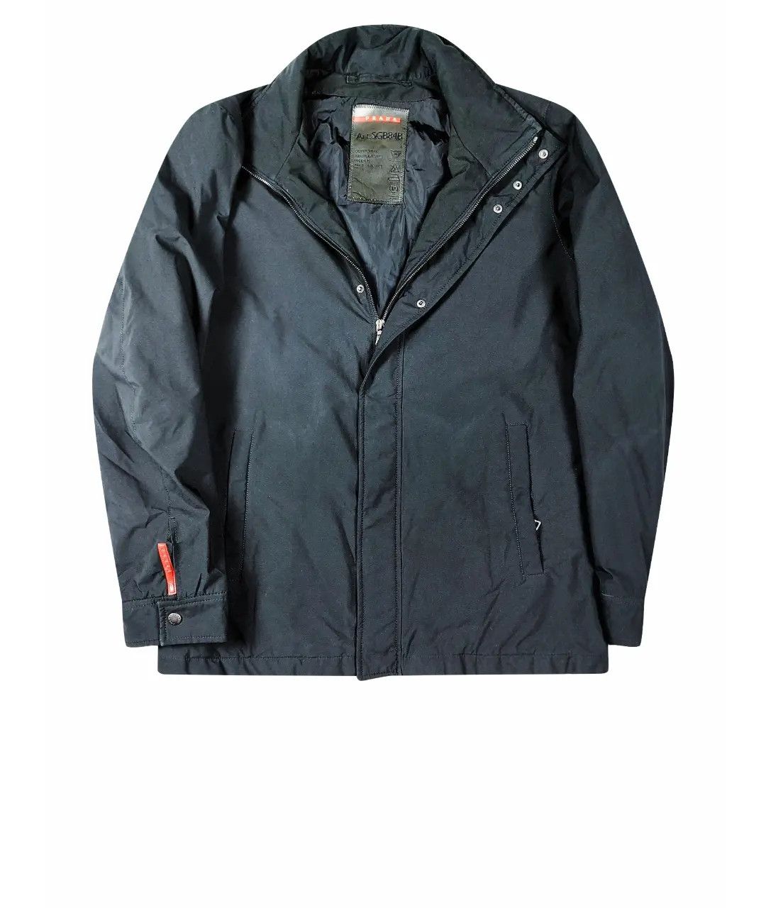 Prada Prada Bomber Jacket Red Logo Size US M / EU 48-50 / 2 - 2 Thumbnail