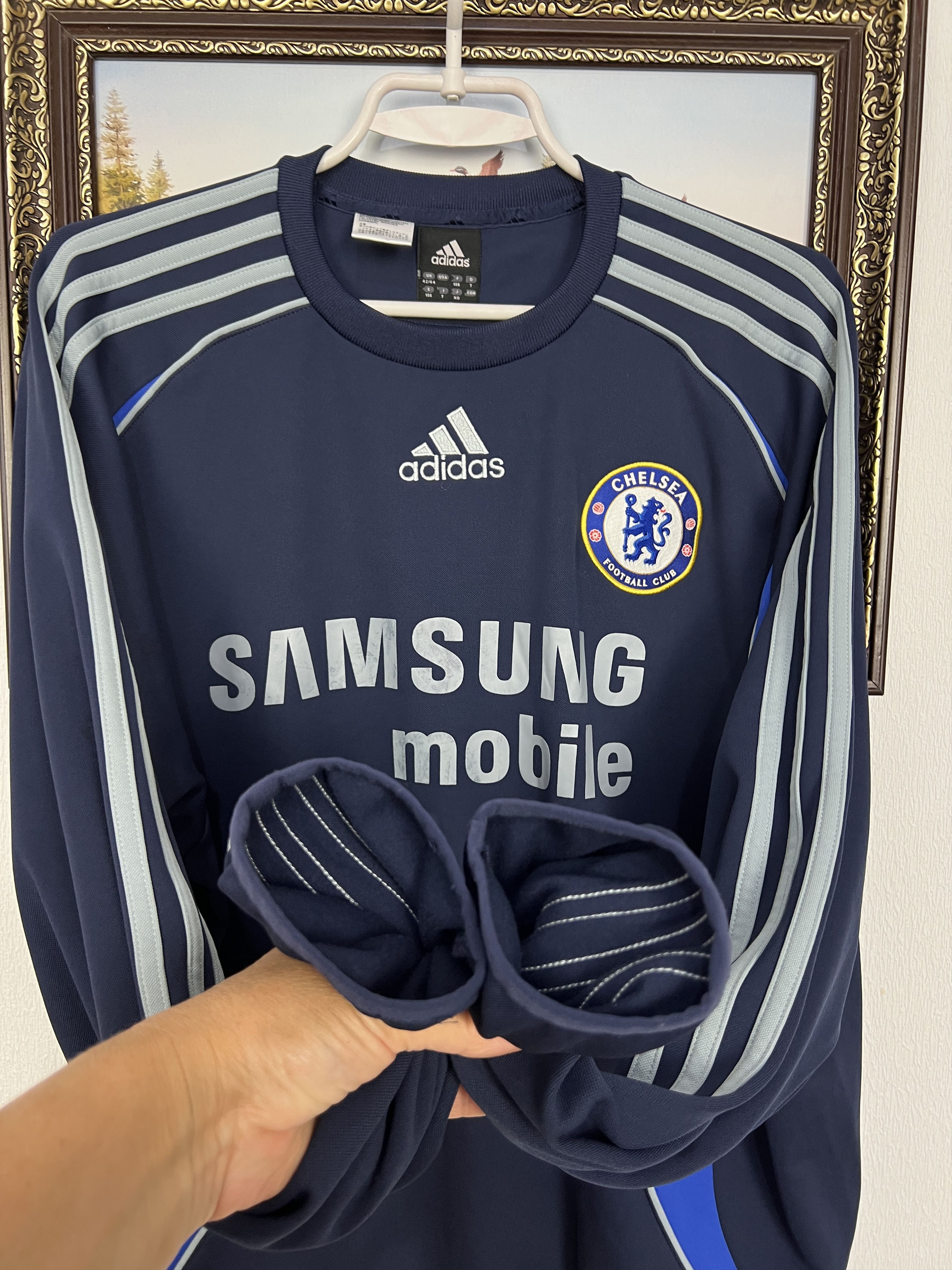 Adidas Vintage Adidas Chelsea Football Sweatshirt Soccer Size US L / EU 52-54 / 3 - 5 Thumbnail