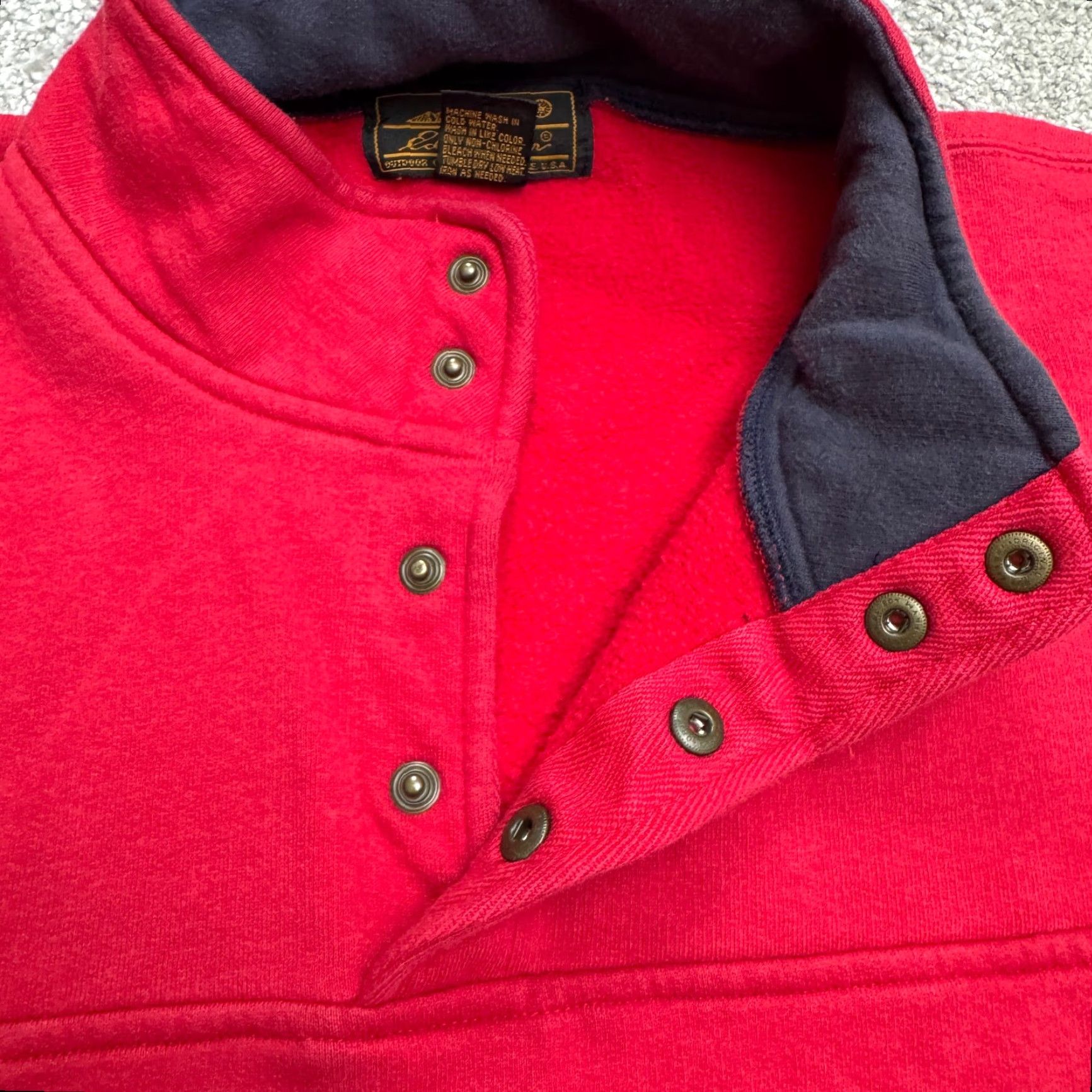 Eddie Bauer VINTAGE Eddie Bauer Sweatshirt Men Large Red Cotton Blend Casual Outdoor Pullover All Seasons Size US L / EU 52-54 / 3 - 7 Thumbnail