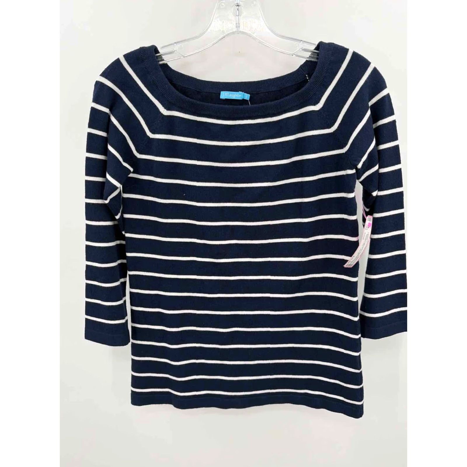 J.McLaughlin J Mclaughlin Stripe Sweater Navy Small Size S / US 4 / IT 40 - 2 Thumbnail