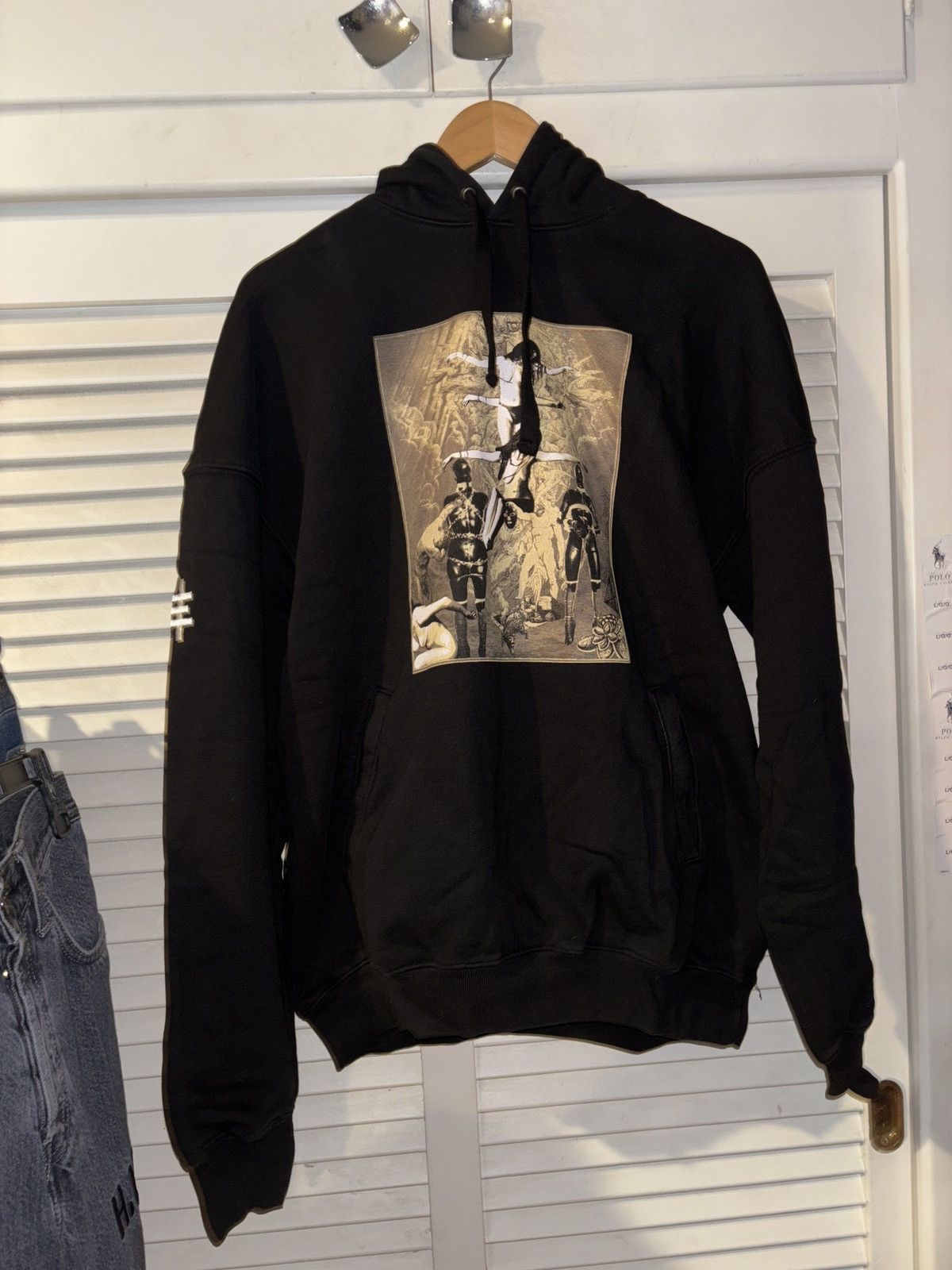 Richardson Richardson black hoodie size 4 screen print embroidery Size US XL / EU 56 / 4 - 2 Thumbnail