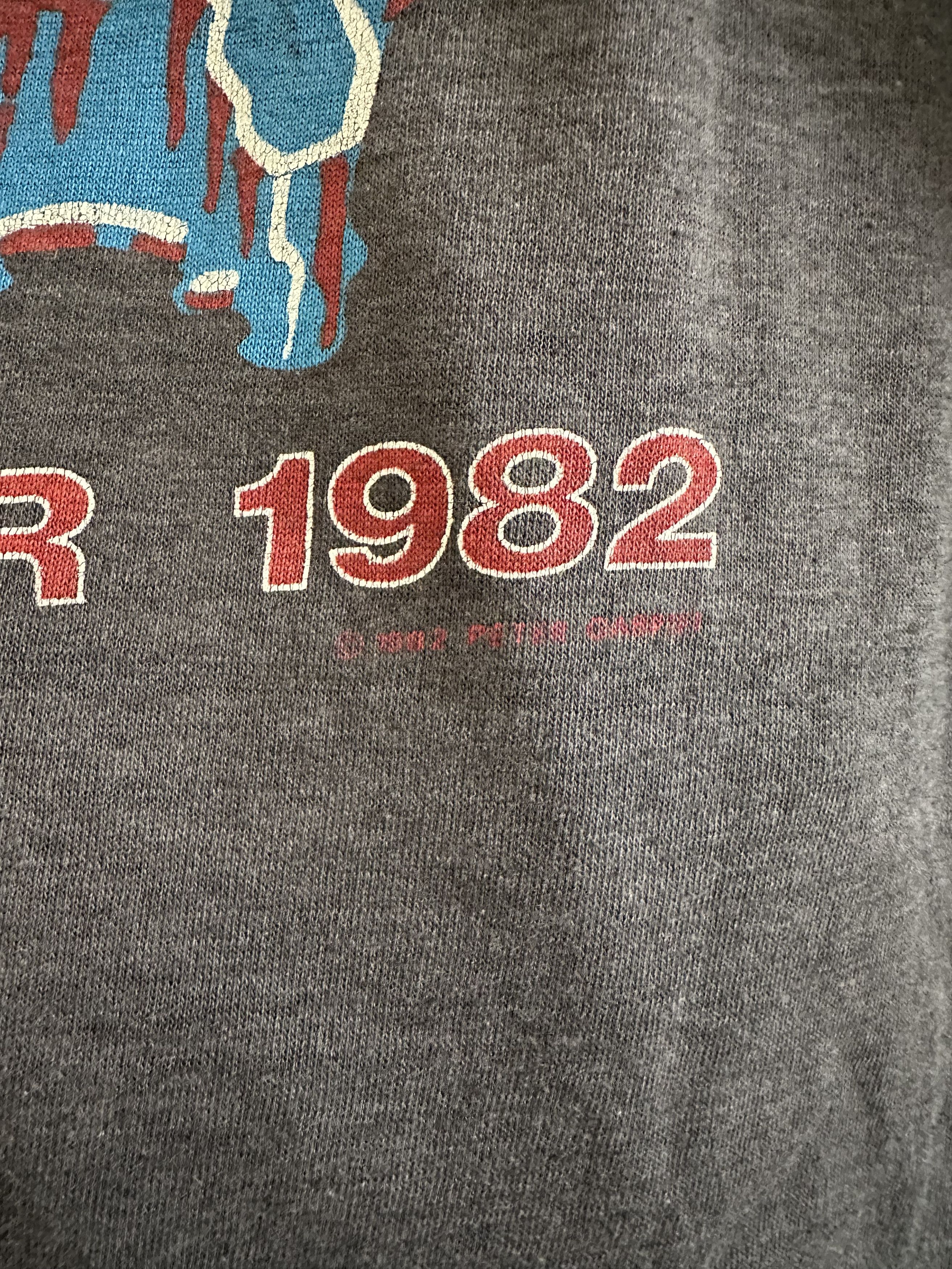 Vintage Peter Gabriel 1982 American Tour shirt Size US L / EU 52-54 / 3 - 4 Thumbnail