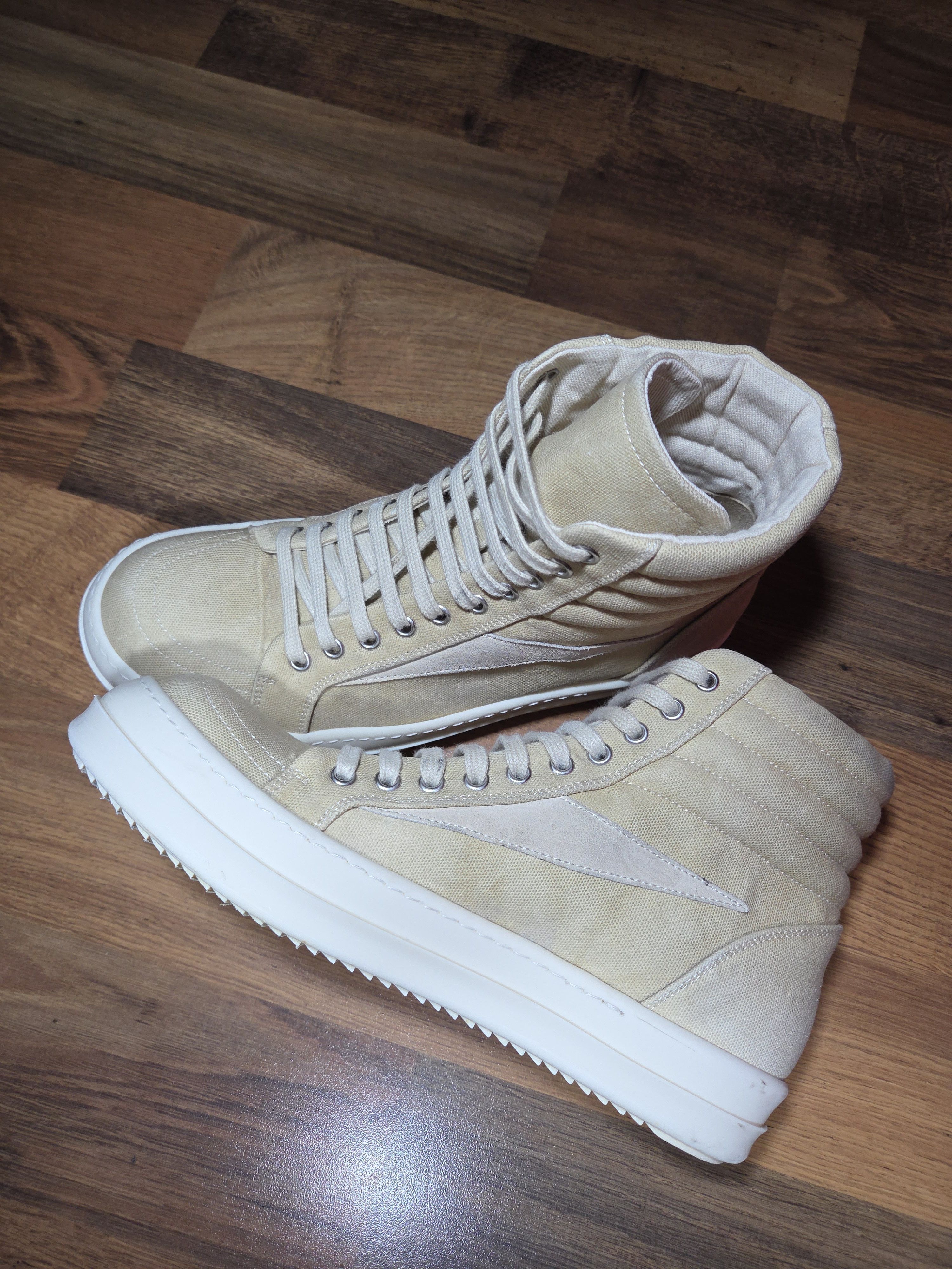Rick Owens Drkshdw Rick Owens DRKSHDW Vans Hollywood Vintage High Sneakers Size US 9 / EU 42 - 5 Thumbnail
