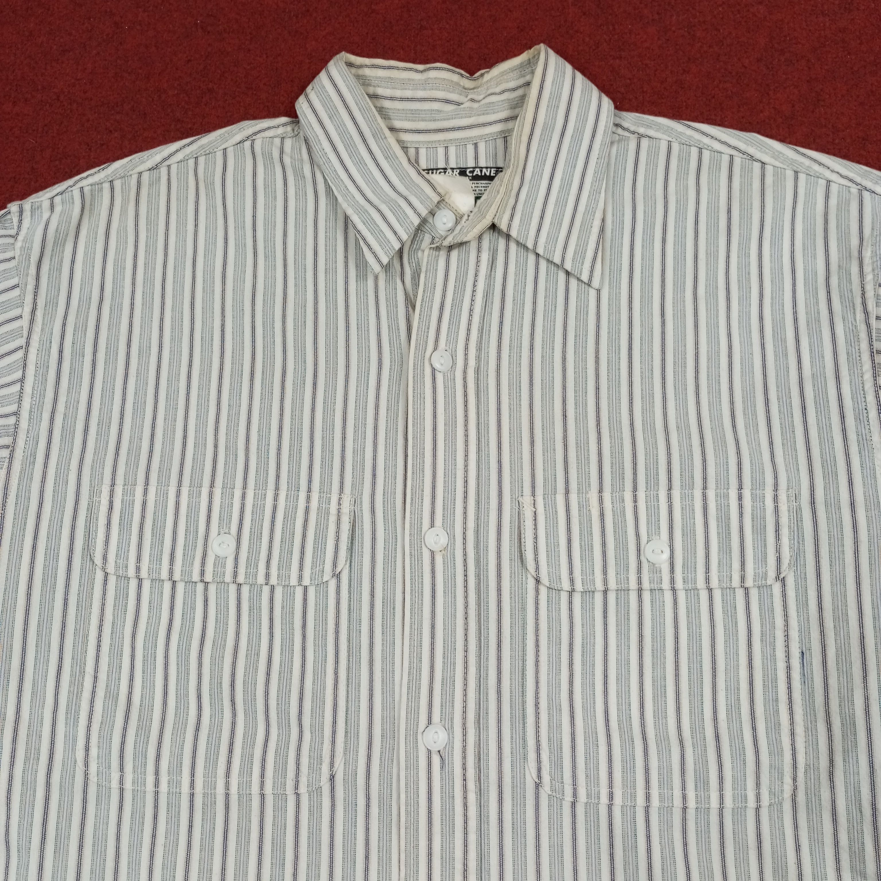 Japanese Brand × Sugar Cane × Vintage Sugar Cane Japanese Brand Shirt Size US XL / EU 56 / 4 - 2 Thumbnail