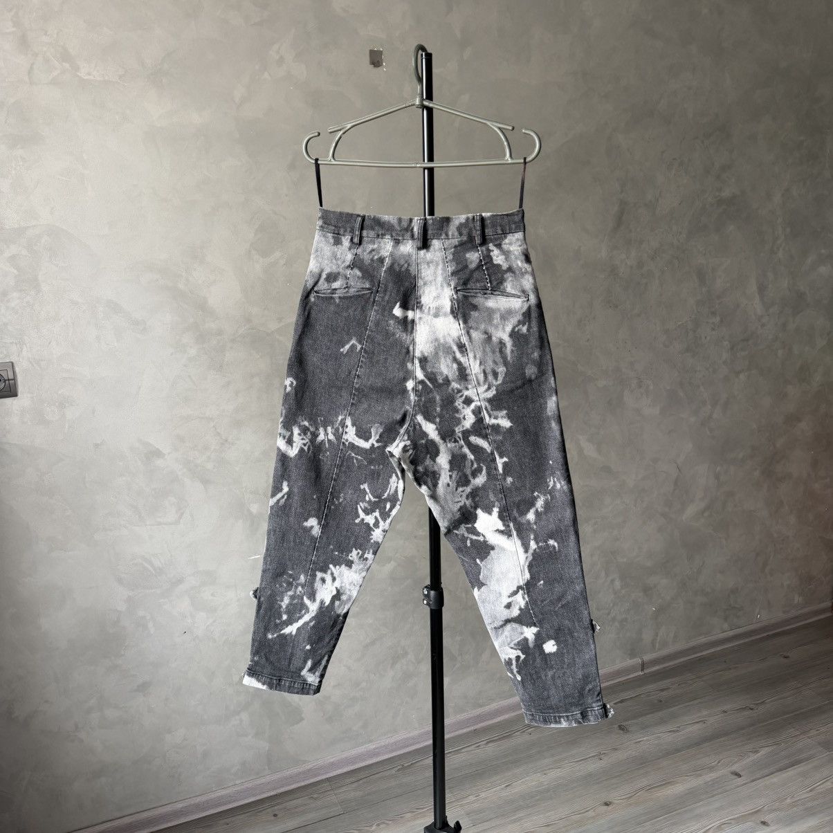Masnada Masnada Womens Gray Tie Dye Pants Size 28" / US 6 / IT 42 - 7 Thumbnail