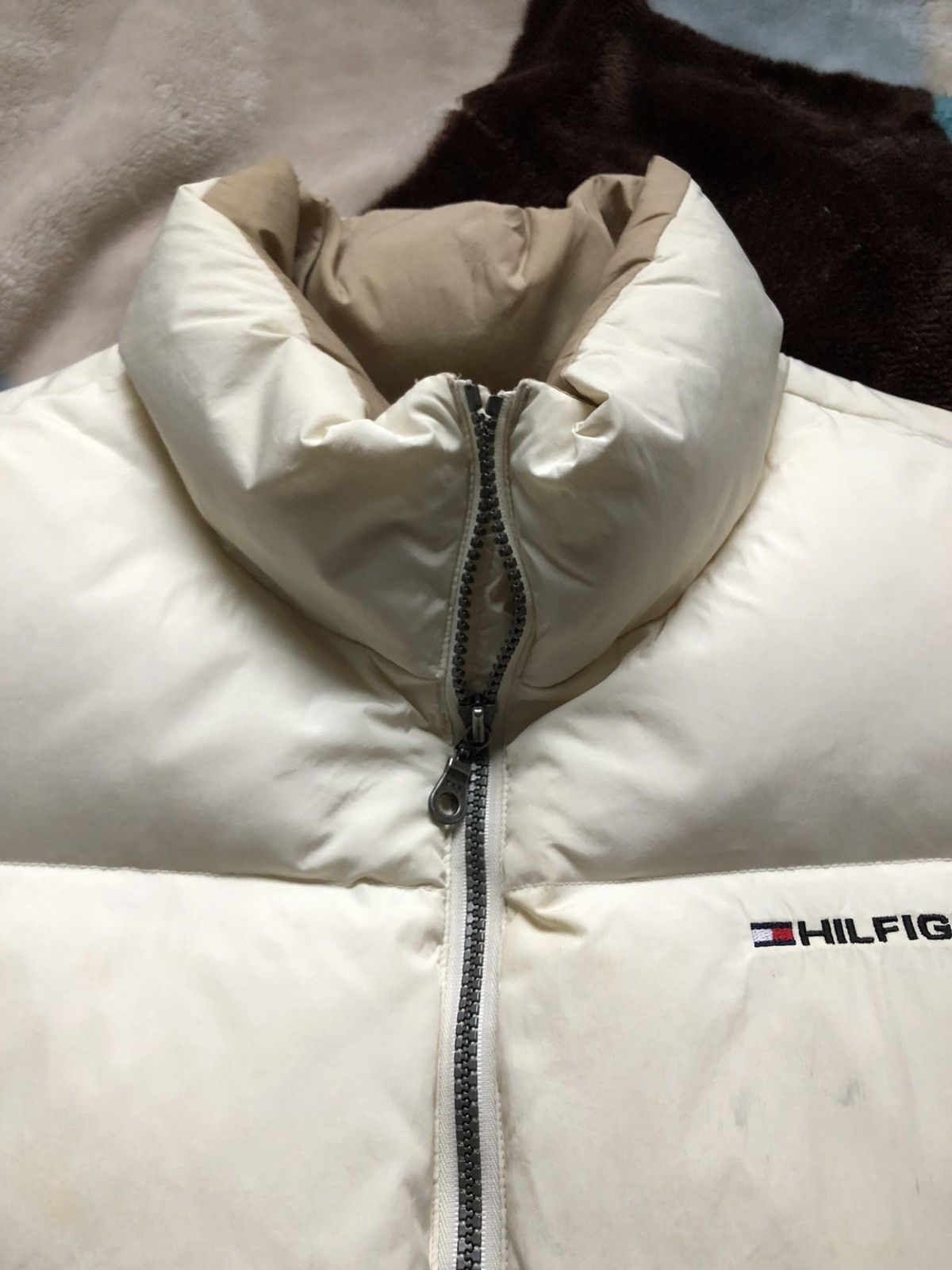 Tommy Hilfiger × Vintage Vintage 90’s TOMMY HILFIGER Duck Down Puffer Vest Size US L / EU 52-54 / 3 - 3 Thumbnail