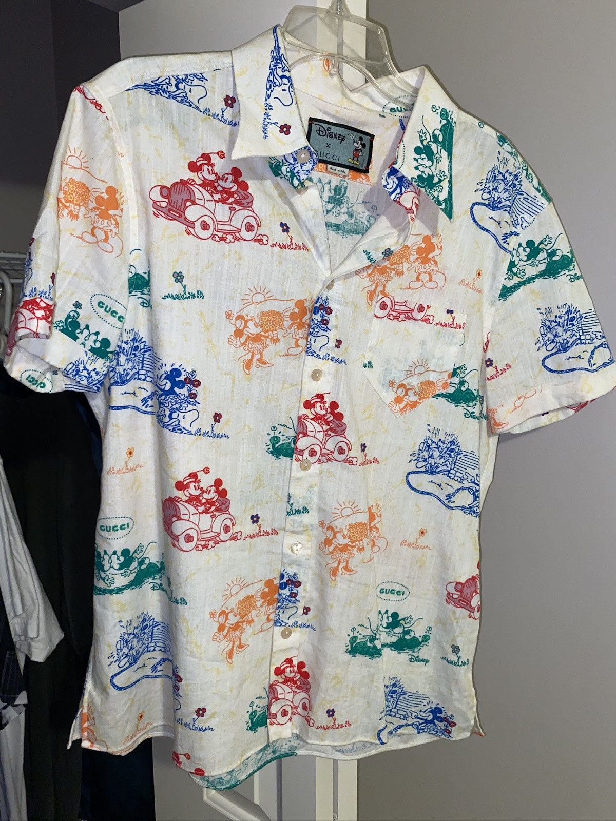 Gucci x Disney Mickey Button Up Shirt