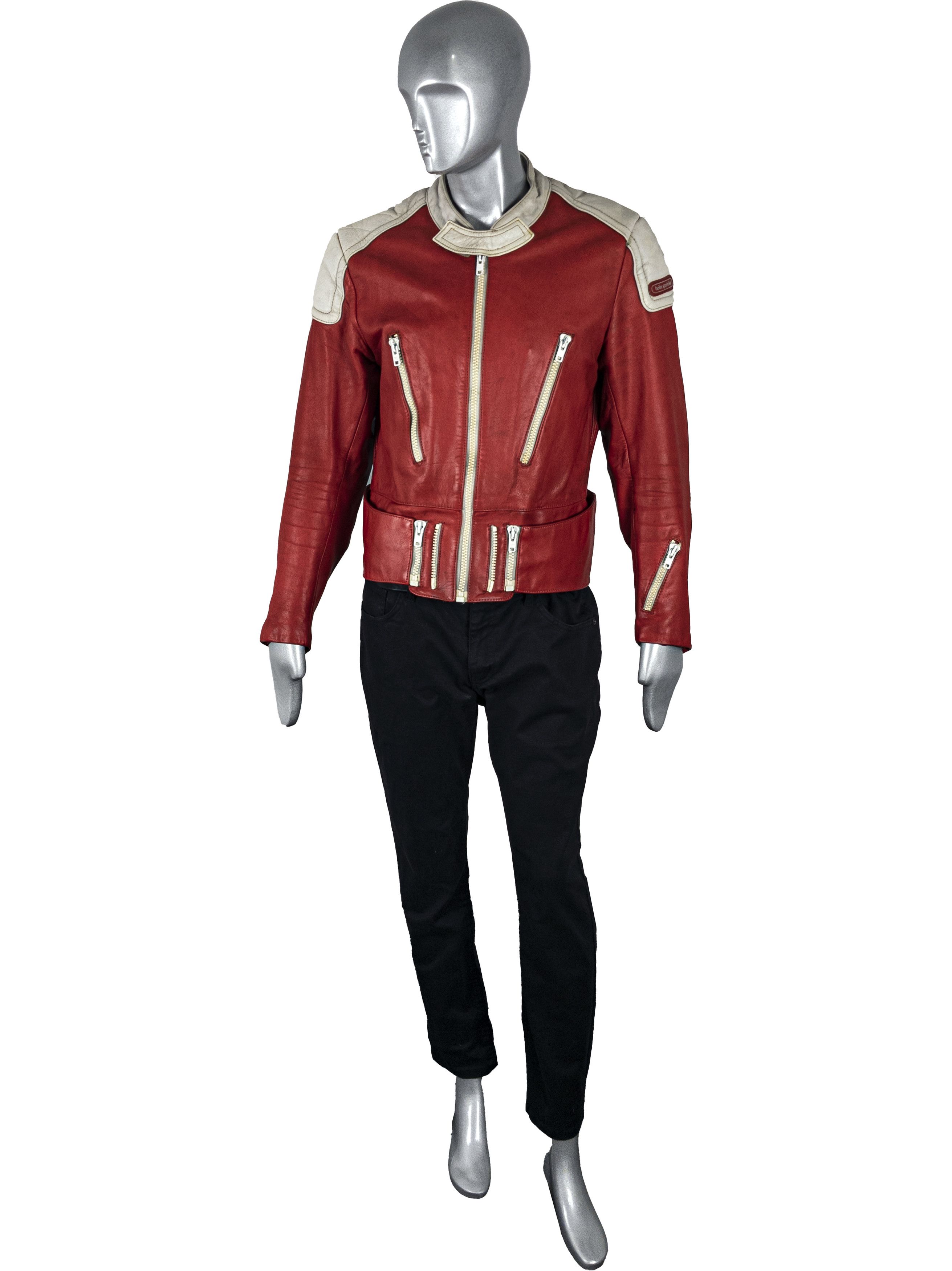 Hein Gericke Vintage HEIN GERICKE Red Leather Motorcycle Biker Jacket 80s Size US M / EU 48-50 / 2 - 3 Thumbnail
