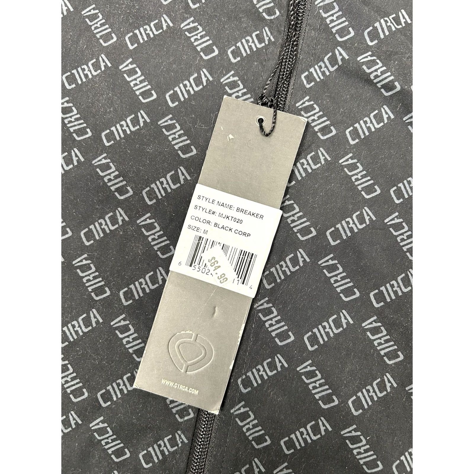Vintage VINTAGE CIRCA Footwear Windbreaker Black M Corporate Repeat All Over Print Skate Mens Size US M / EU 48-50 / 2 - 7 Thumbnail