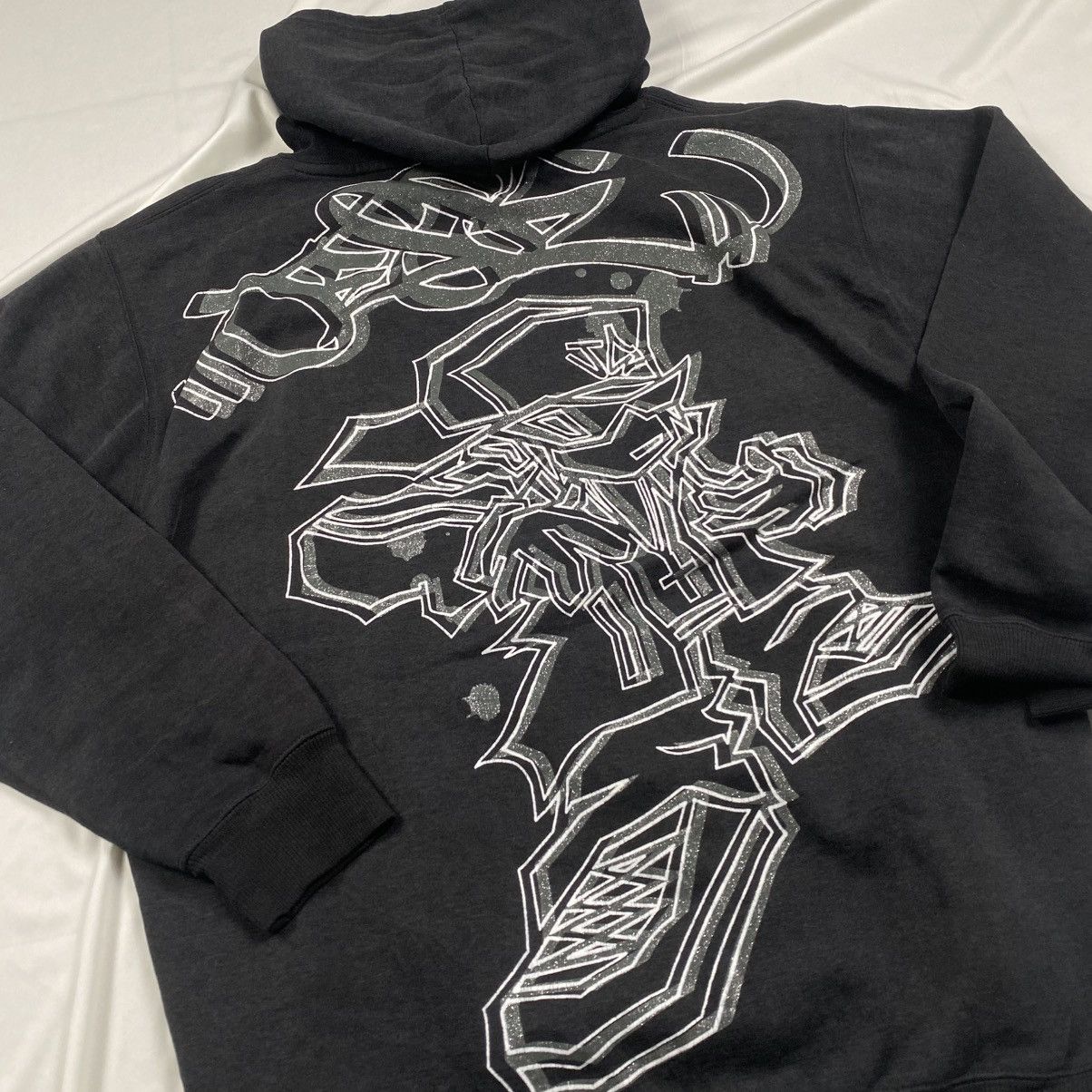 Japanese Brand Rare Vintage y2k Strange Heaven HipHop Tattoo Pullover Size US XL / EU 56 / 4 - 2 Thumbnail