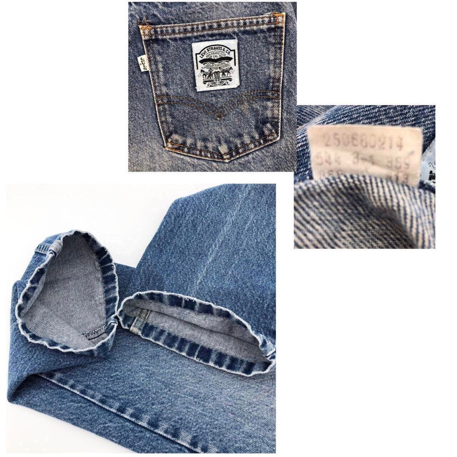 Levi's × Vintage Levis Two Horse white patch jeans 80s 1980s vintage Size 27" / US 4 / IT 40 - 4 Thumbnail