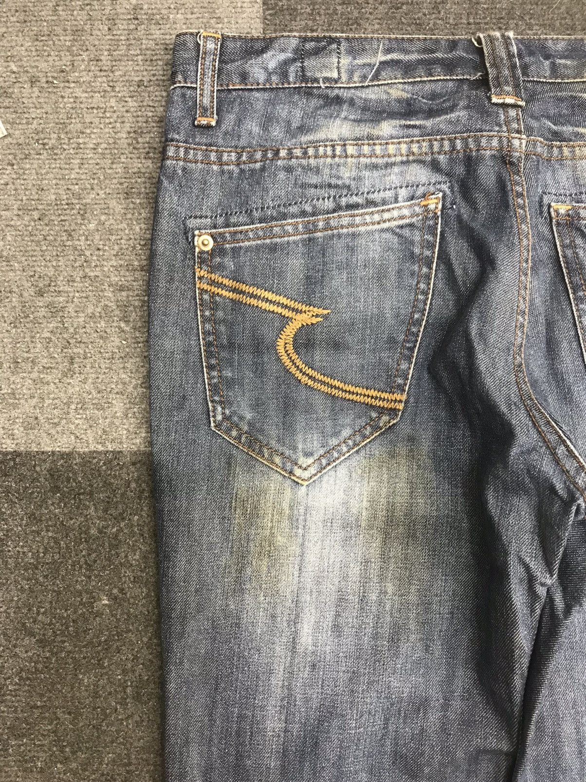 Japanese Brand 💥SICK💥semantic design Biker Style Sick Fades Denim F225 Size US 31 - 13 Thumbnail