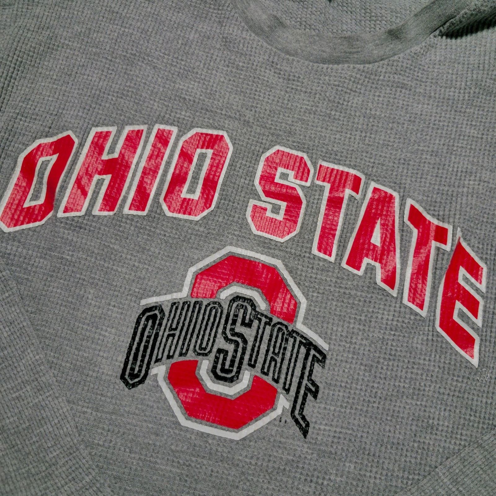 Other Vintage 1980s Ohio State Thermal Crewneck Size US XL / EU 56 / 4 - 2 Thumbnail