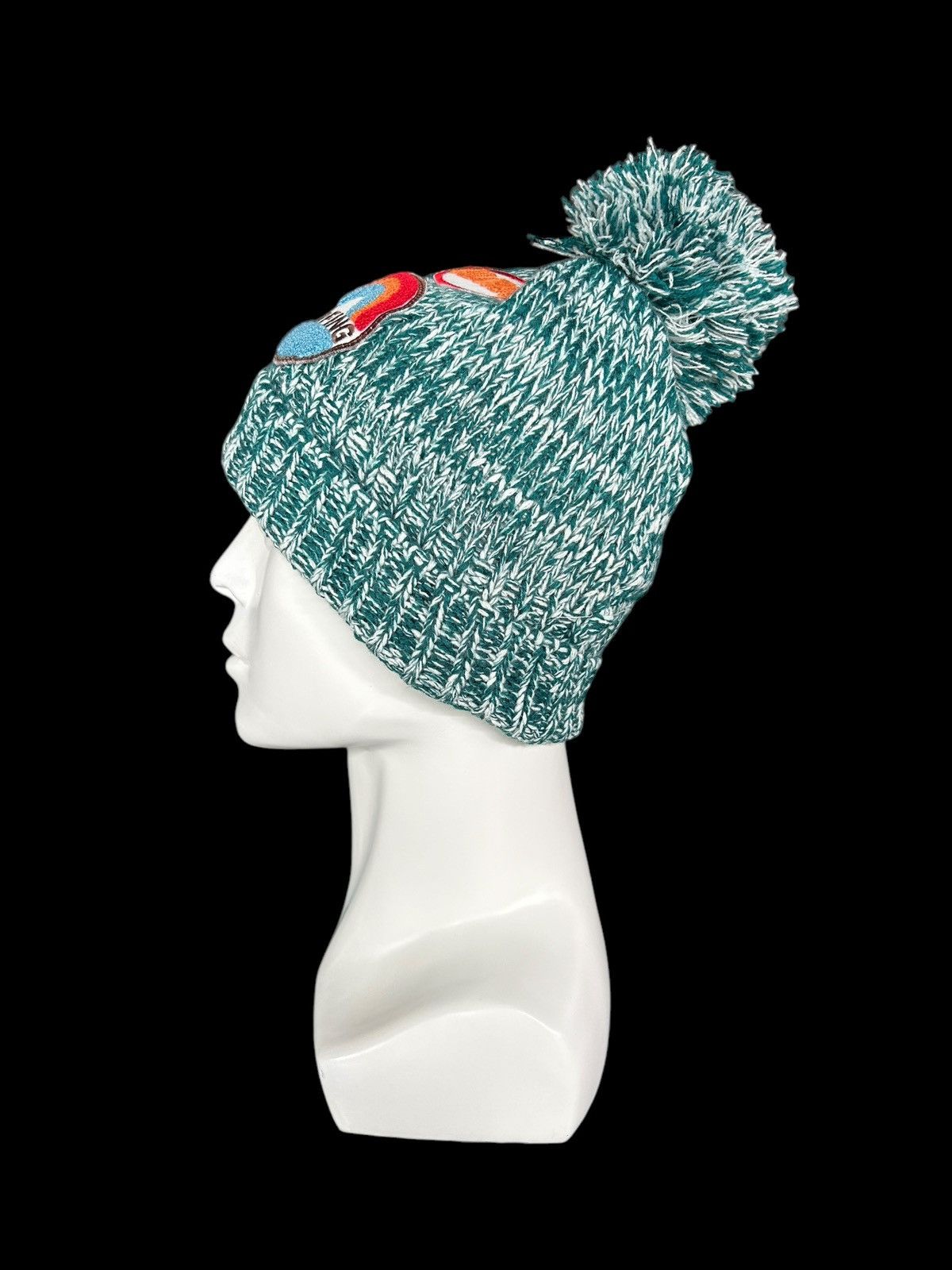 Japanese Brand × Kapital × Vintage Crochet Knitted handmade Hippies Style Beanie Hats 🌈☠️☠️ Size ONE SIZE - 3 Thumbnail
