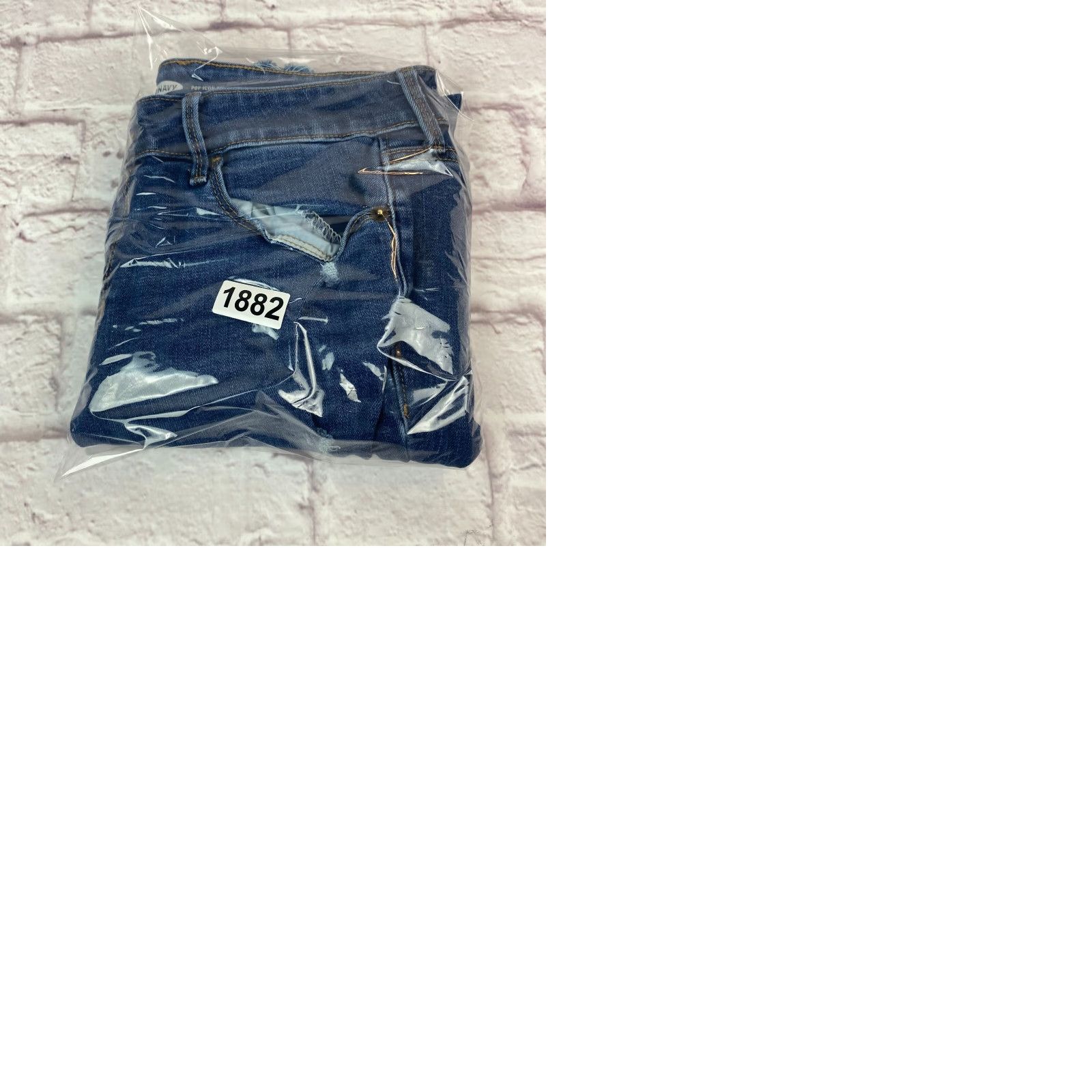 Old Navy Old Navy Womens Pop Icon Skinny Jeans 8 Blue Distressed Stretch Jeans Womens Size 8 Medium Blue 90s? Size 30" / US 8 / IT 44 - 9 Thumbnail