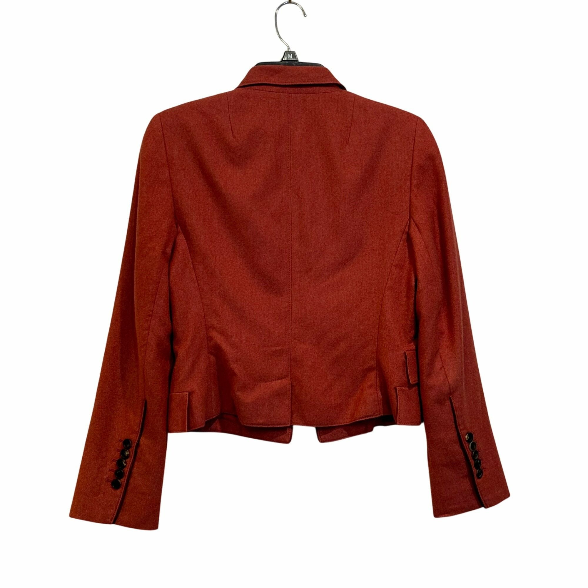 Akris ✨Akris Size M Women's Casual Red Long Sleeve Open Jacket Bla Size M / US 6-8 / IT 42-44 - 2 Thumbnail