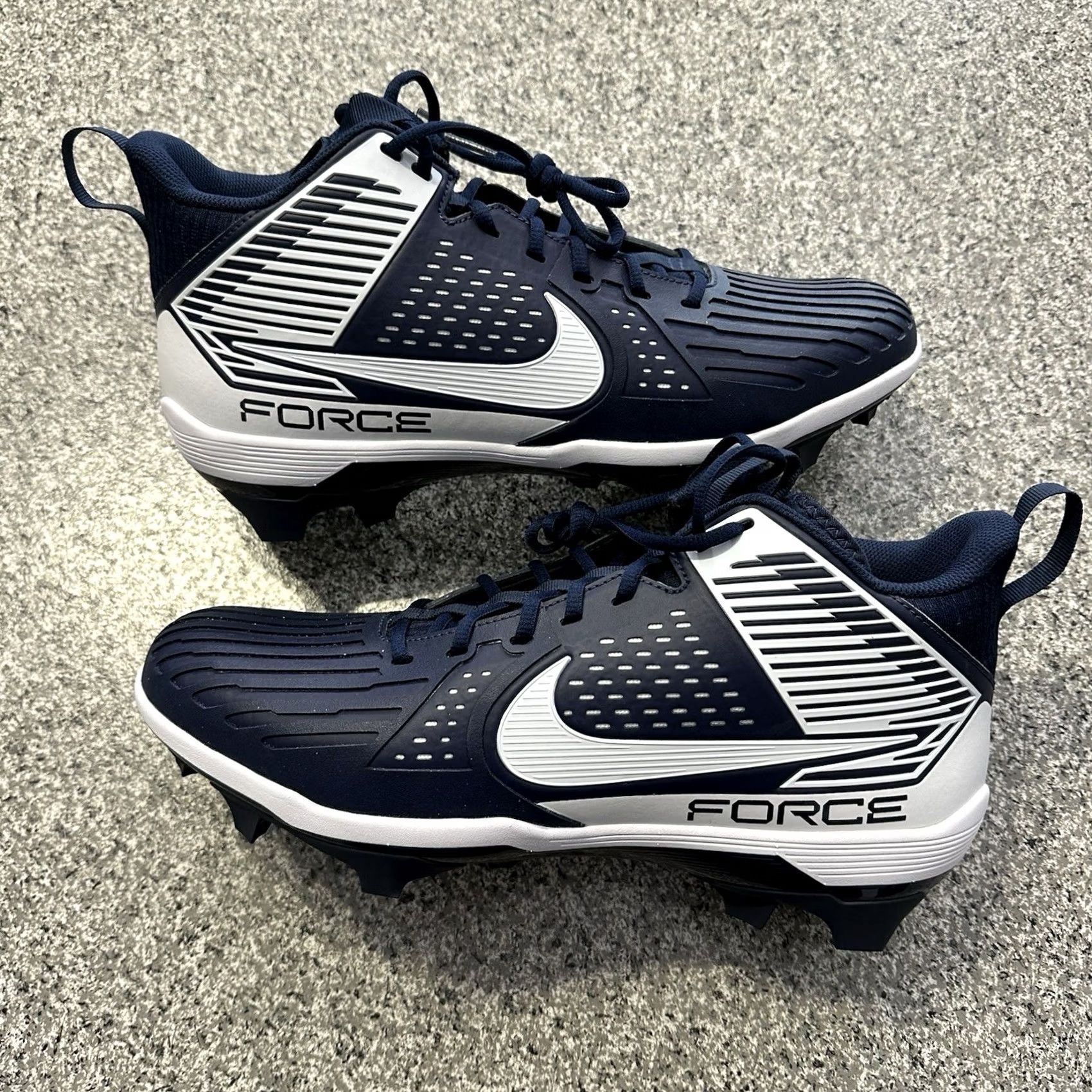 Nike Nike Force Savage Pro 3 Football Cleats Mens Size 14 Navy Blue DA5453-400 Size US 14 / EU 47 - 2 Thumbnail