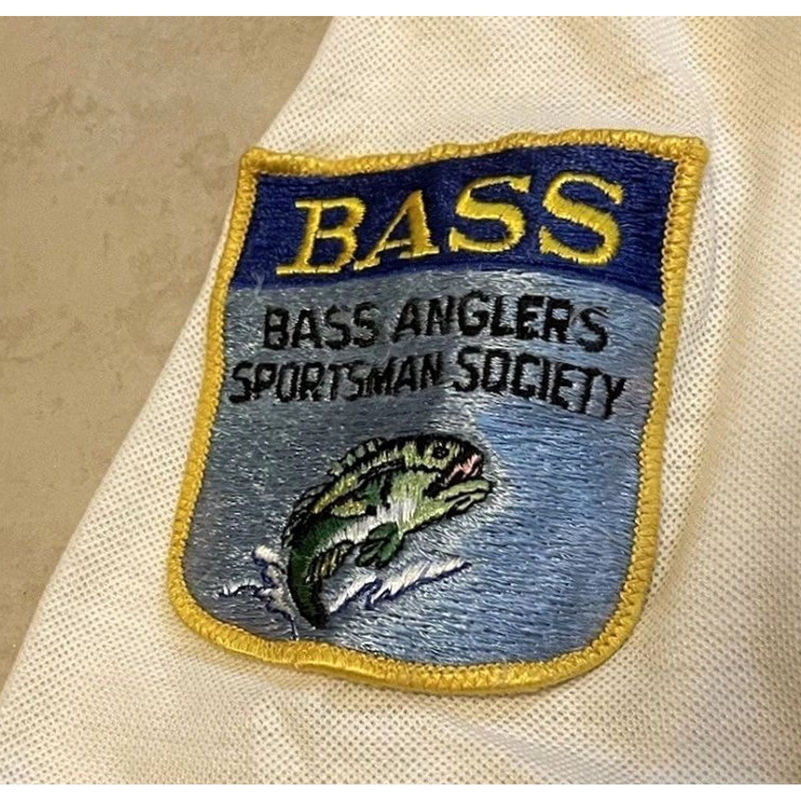 Vintage VINTAGE 80s Arizona Bassmaster Champion Polo Shirt S White Fishing Chain Stitch Size US S / EU 44-46 / 1 - 5 Thumbnail