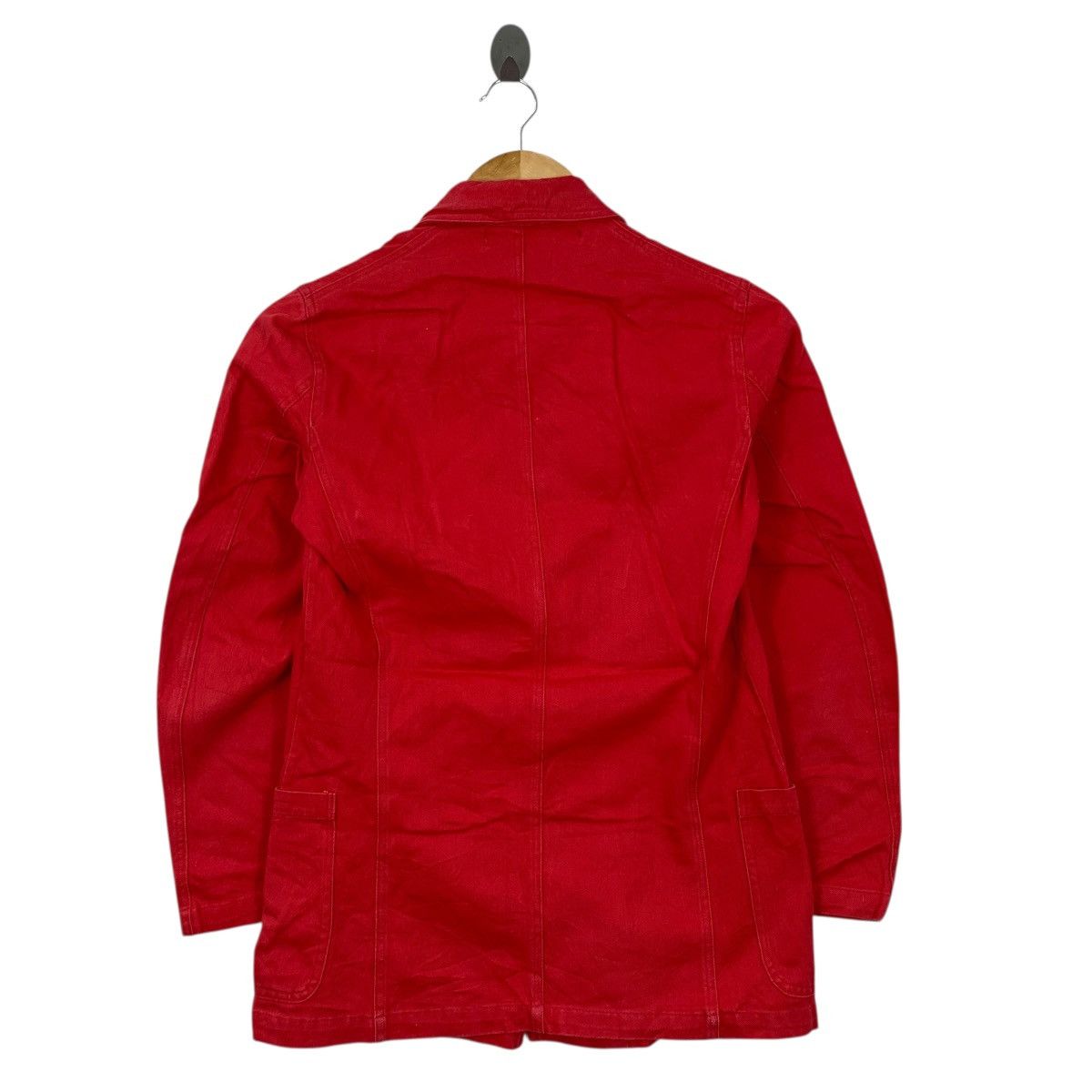 Vintage Vintage 80s FRAIZZOLI & Co Milano Italia Red Coat Jacket Size S / US 4 / IT 40 - 3 Thumbnail