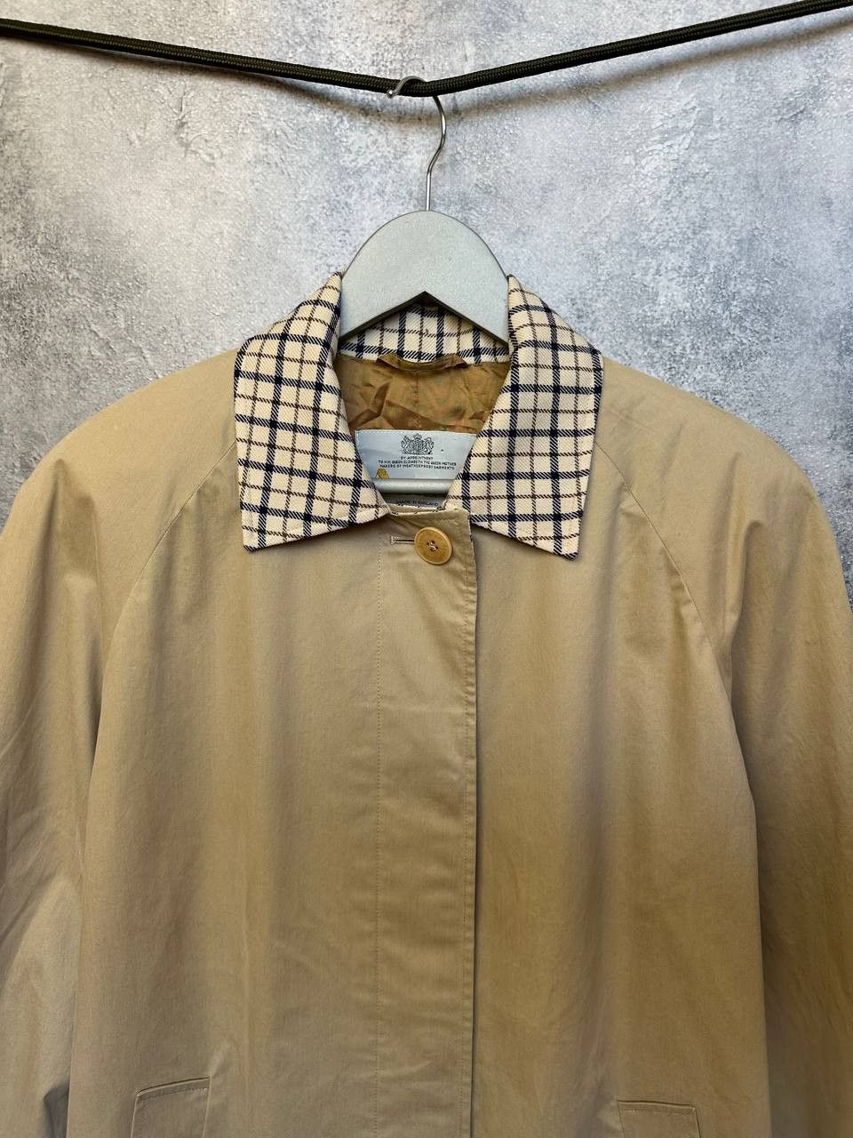 Aquascutum Aquascutum of London Trench Coat Vintage Beige Check Lining Size US L / EU 52-54 / 3 - 5 Thumbnail