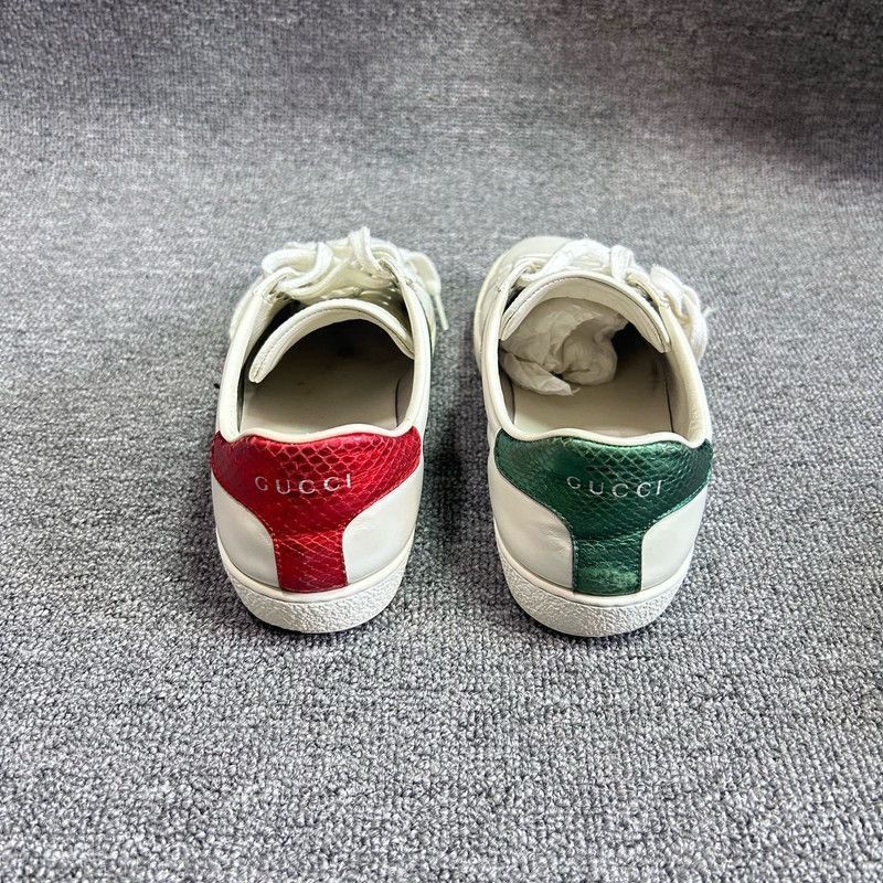Gucci Gucci ACE Leather Sneakers with Pineapple Embroidery -2508 Size US 6 / IT 36 - 7 Thumbnail