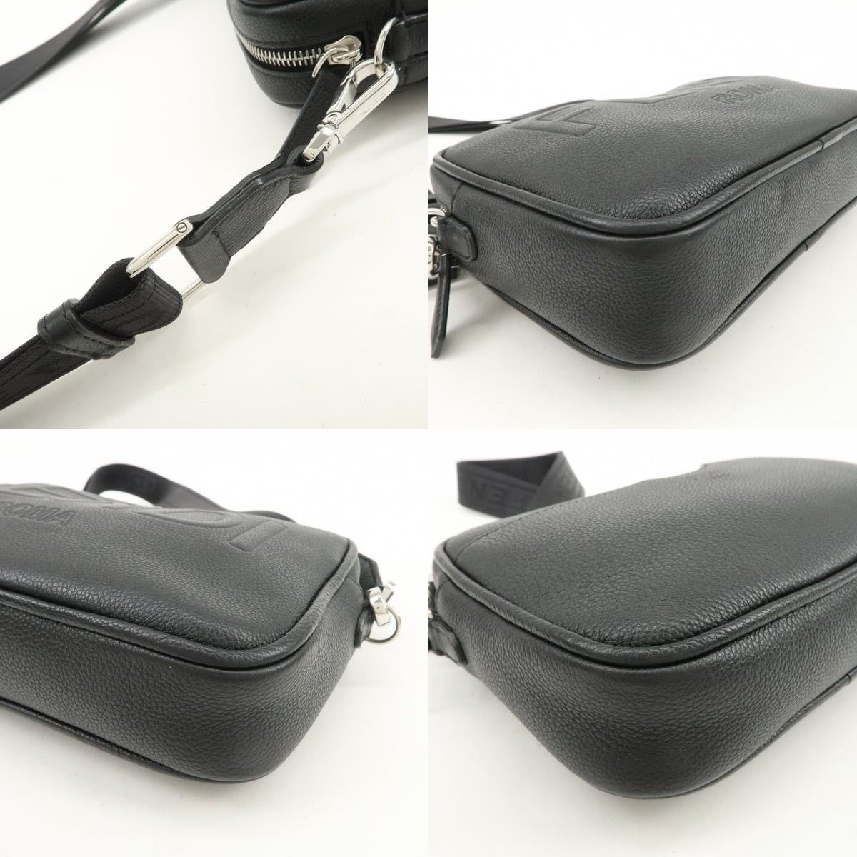 Fendi Fendi Roma Camera Case Calfskin Crossbody Bag Black Size ONE SIZE - 4 Thumbnail