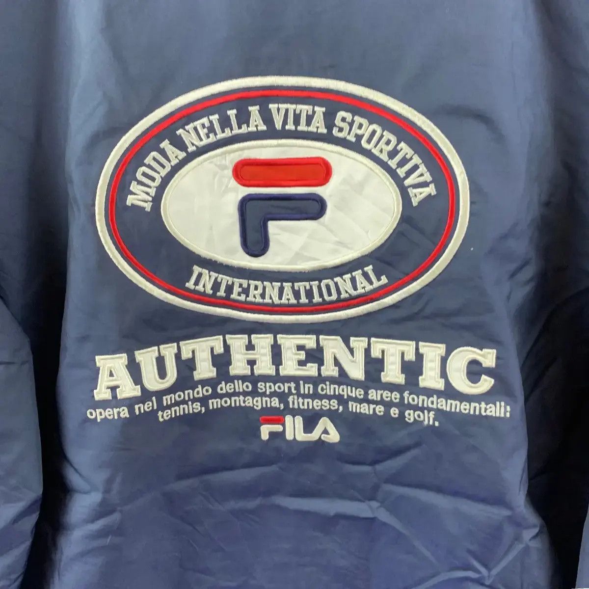 Fila Vintage FILA ITALIA NELLA VITA SPORTIVA Hoodie Size US XL / EU 56 / 4 - 8 Thumbnail