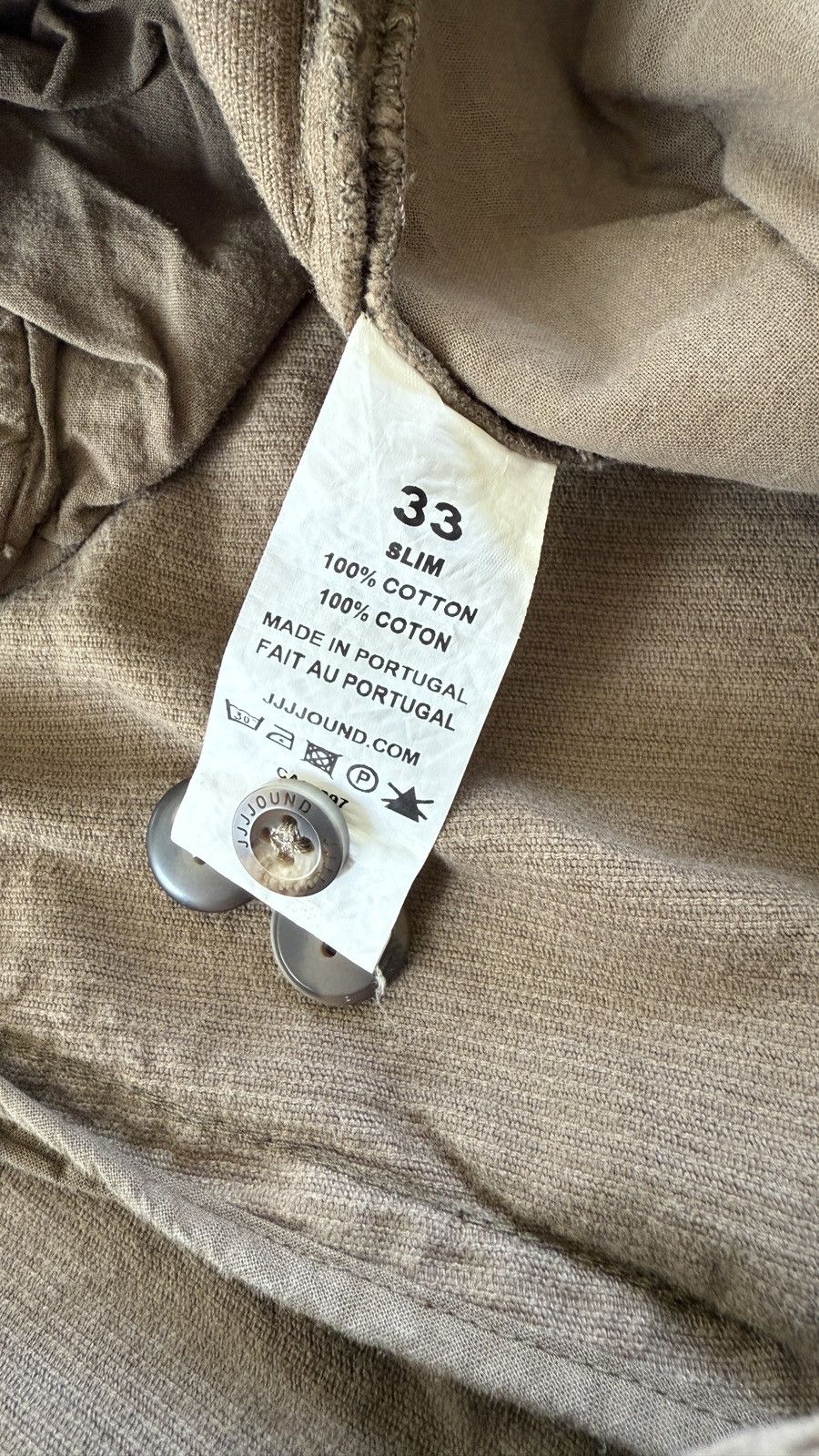 JJJJound JJJJOUND Corduroy Pant Brown Size US 33 - 2 Thumbnail