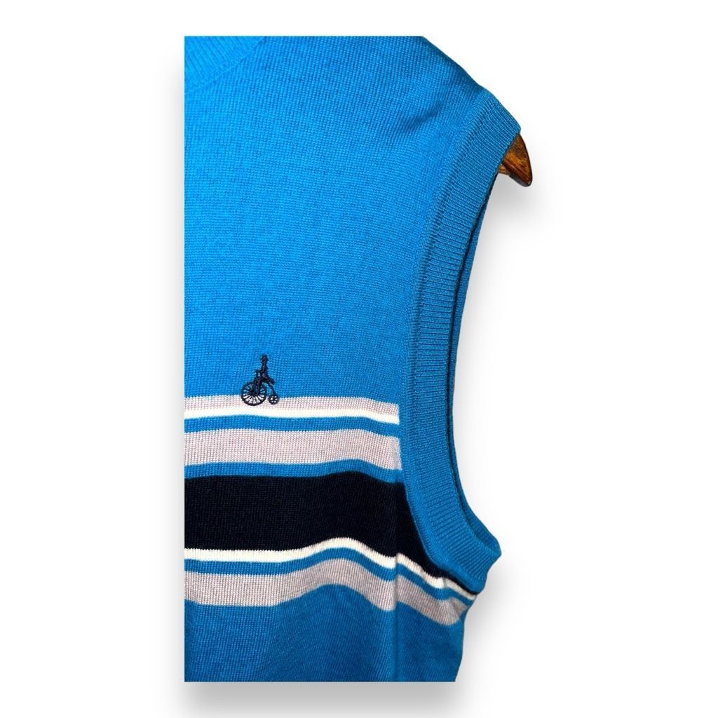 BEANPOLE Blue Bean Pole Golf Wool Quarter Zip Sweater vest Size M Size US M / EU 48-50 / 2 - 7 Thumbnail