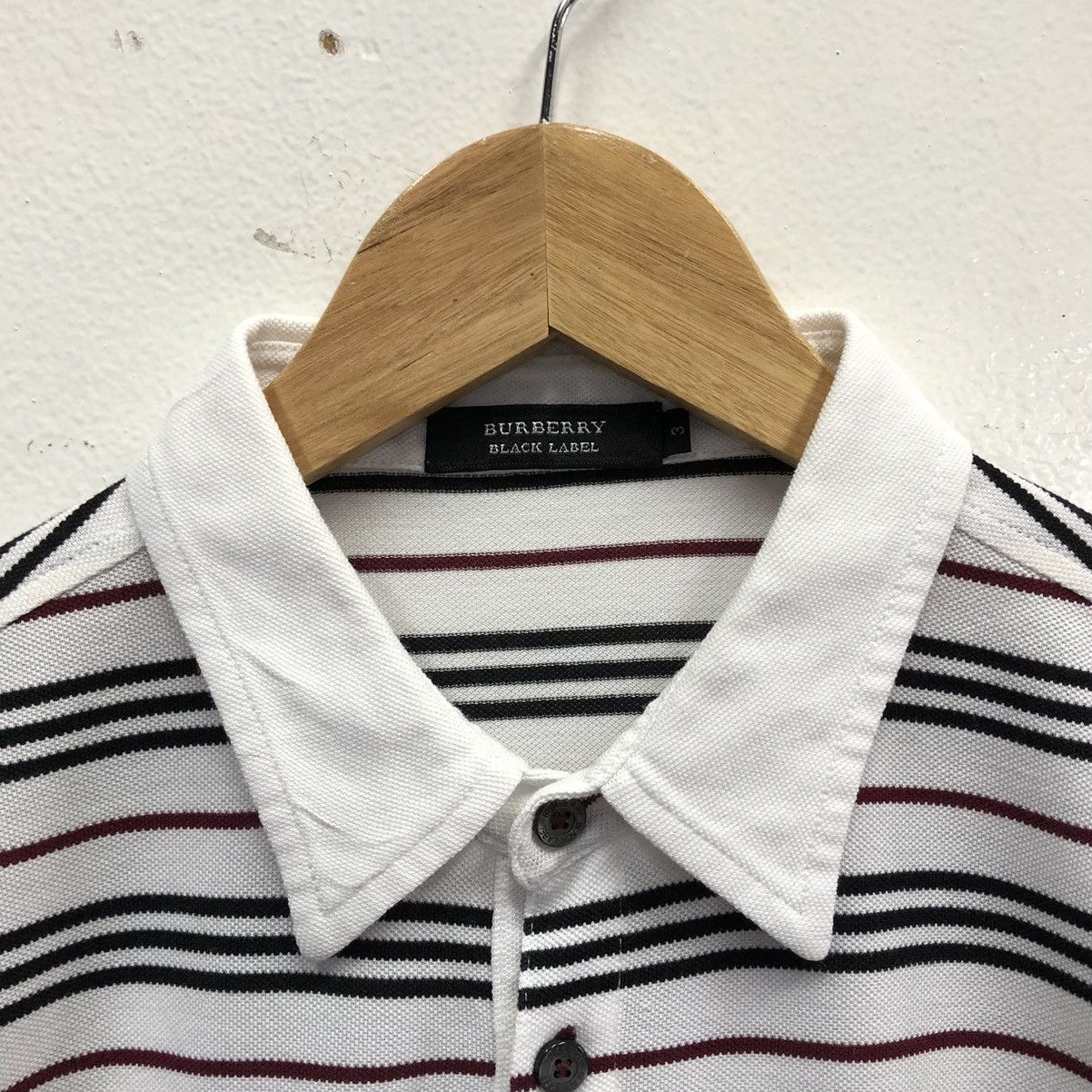 Burberry Burberry Black Label Men’s Striped Short Sleeve Polo Shirt Size US M / EU 48-50 / 2 - 8 Thumbnail