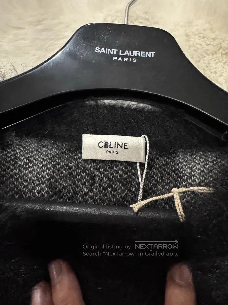 Celine CELINE Mohair Men's Sweater Size US M / EU 48-50 / 2 - 5 Thumbnail