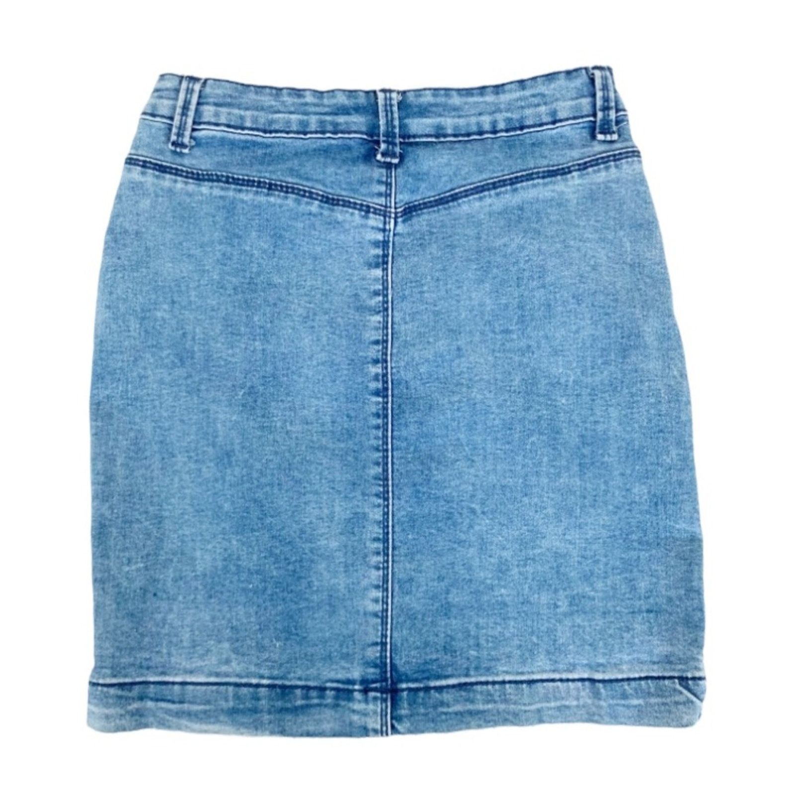 Other Missguided Denim Mini Skirt Sz 23 Size 23" - 2 Thumbnail