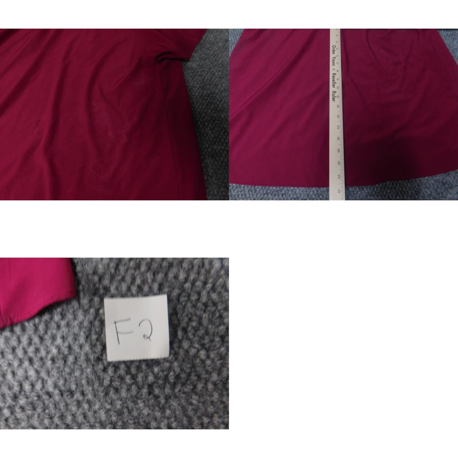 Worthington Worthington Womens Blouse XL Burgundy Red V-Neck Short Sleeve Casual Shirt Ladies Regular Classic Size XL / US 12-14 / IT 48-50 - 9 Thumbnail