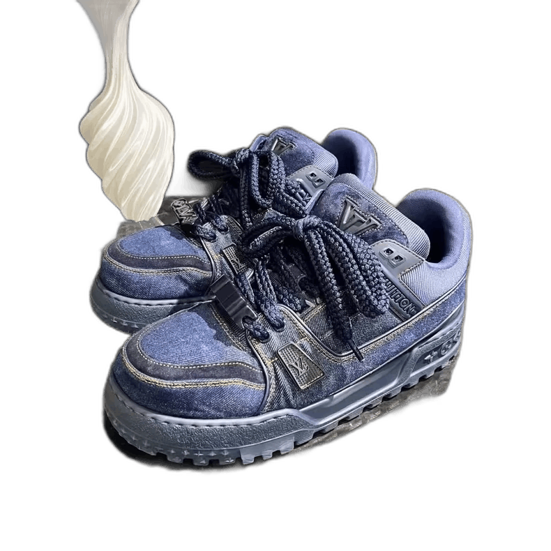 Louis Vuitton Denim Trainer Max Casual Shoes for Men-yf Size US 8.5 / EU 41-42 - 1 Thumbnail