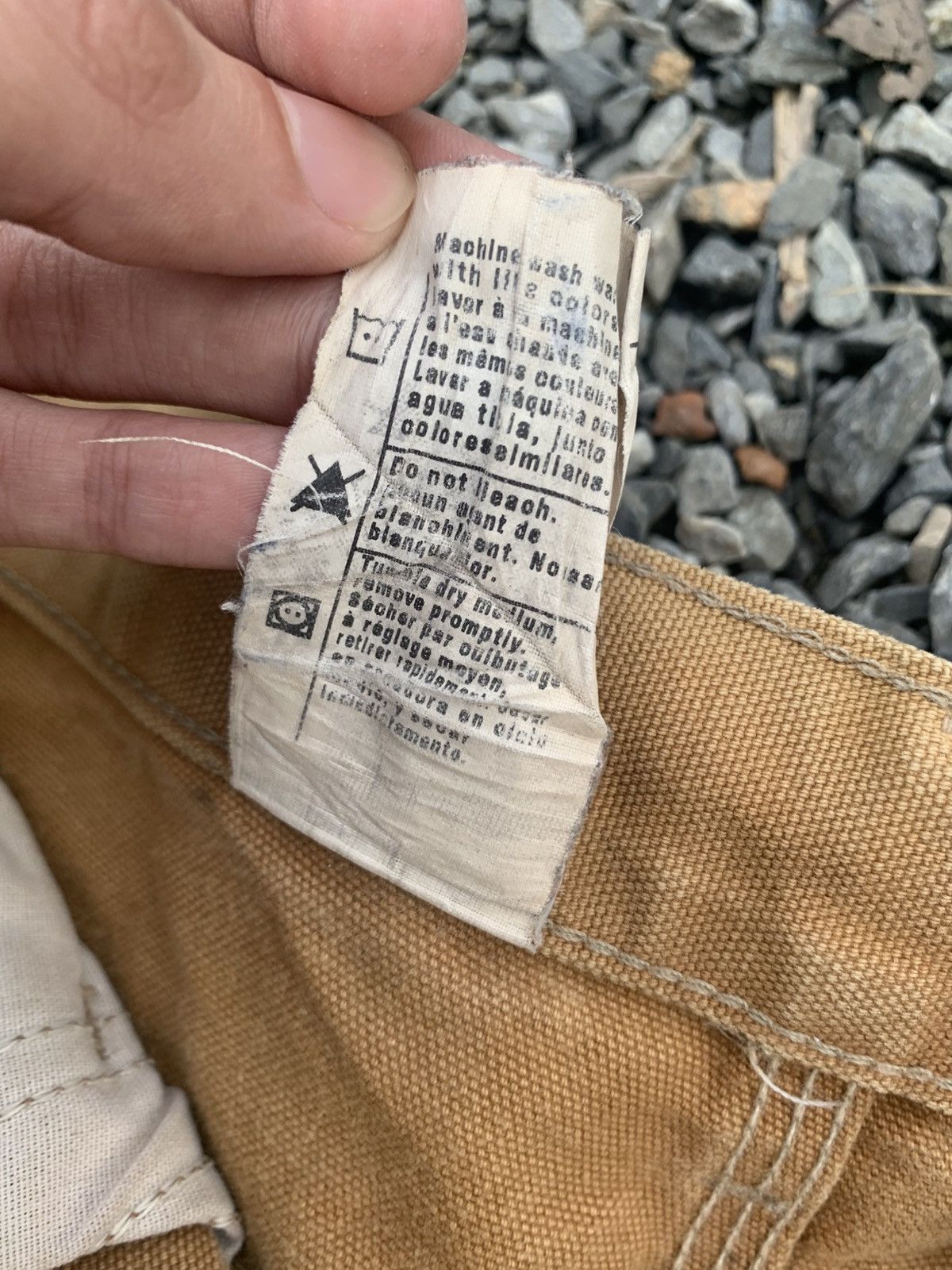 Carhartt VINTAGE CARHART DOUBLE KNEE RUSTY DAMAGE DISTRESSED DENIM Size US 30 / EU 46 - 24 Thumbnail
