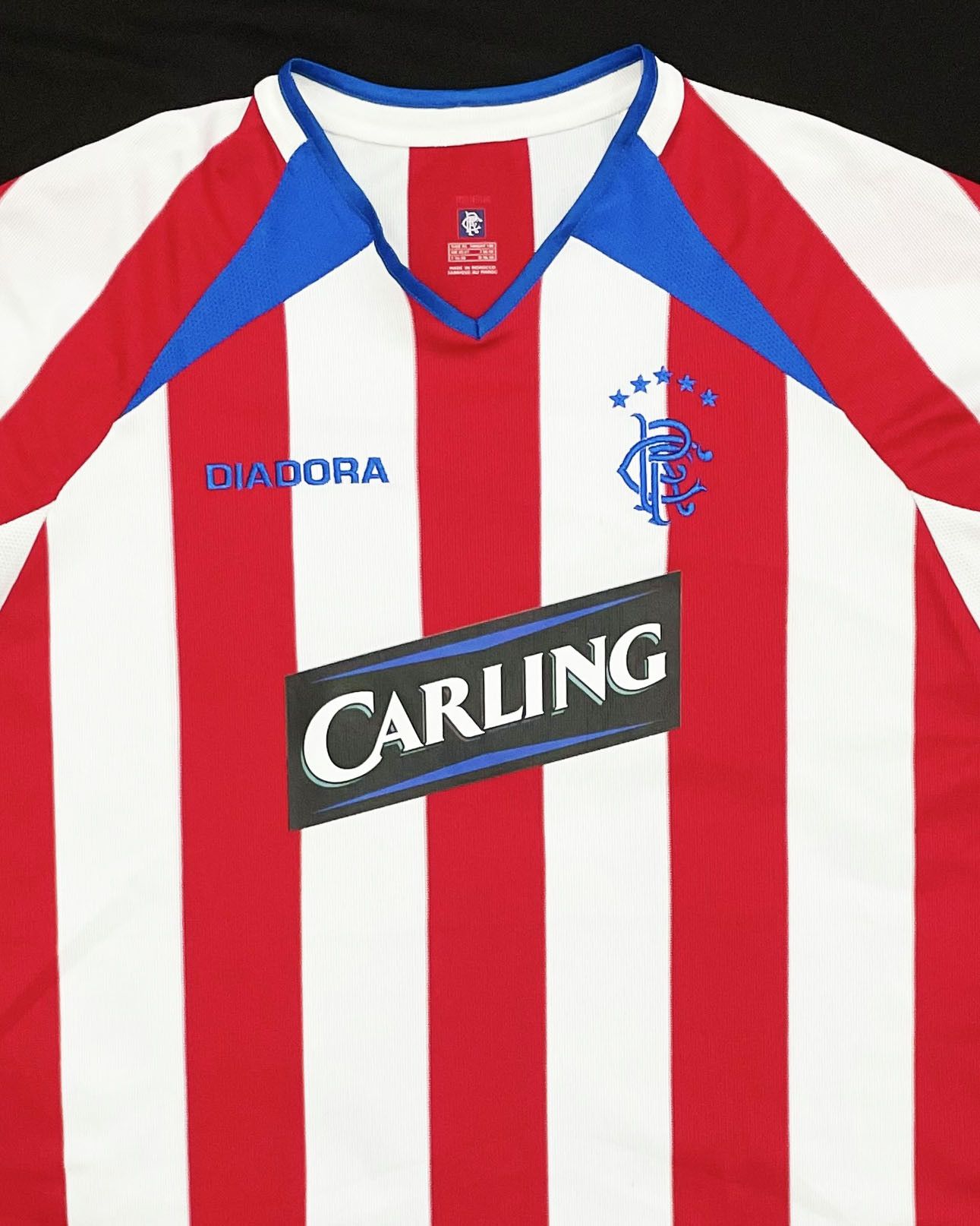 Diadora Rangers Away Kit 2003 2004 Size US XL / EU 56 / 4 - 3 Thumbnail
